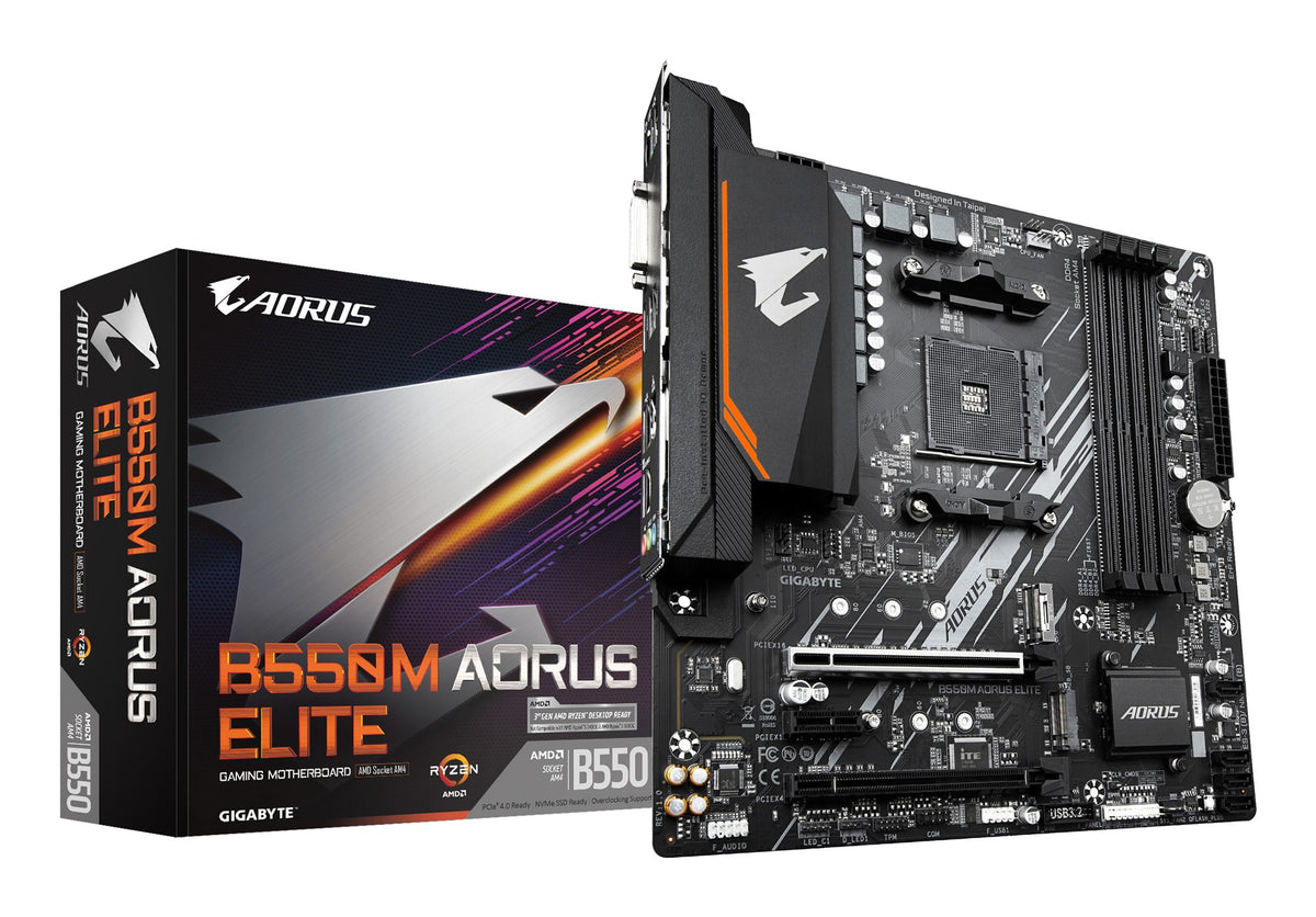Gigabyte B550M AORUS ELITE AMD B550 Emplacement AM4 micro ATX