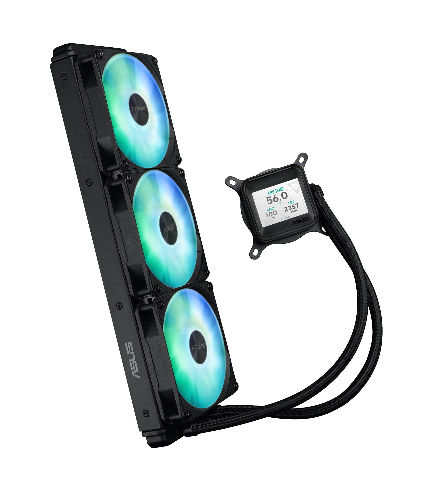 ASUS Prime LC ARGB LCD all-in-one CPU liquid cooler