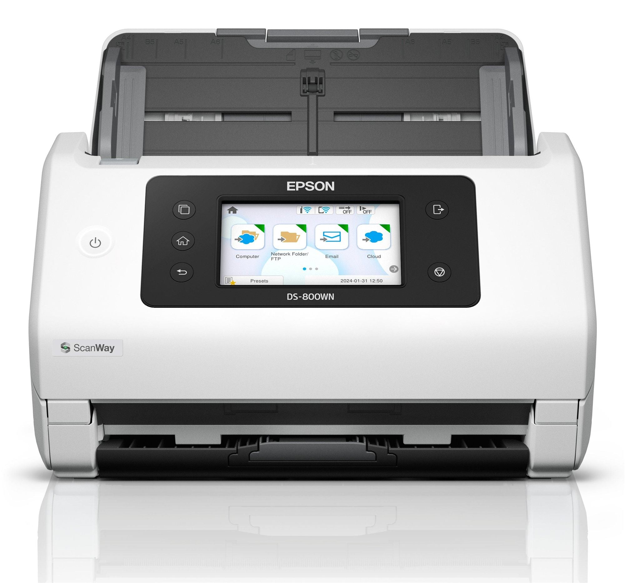 EPSON Scanner A4 network and Wifi autonome compatible with Open Platform 50ppm/100ipm feeder 100 sheets
