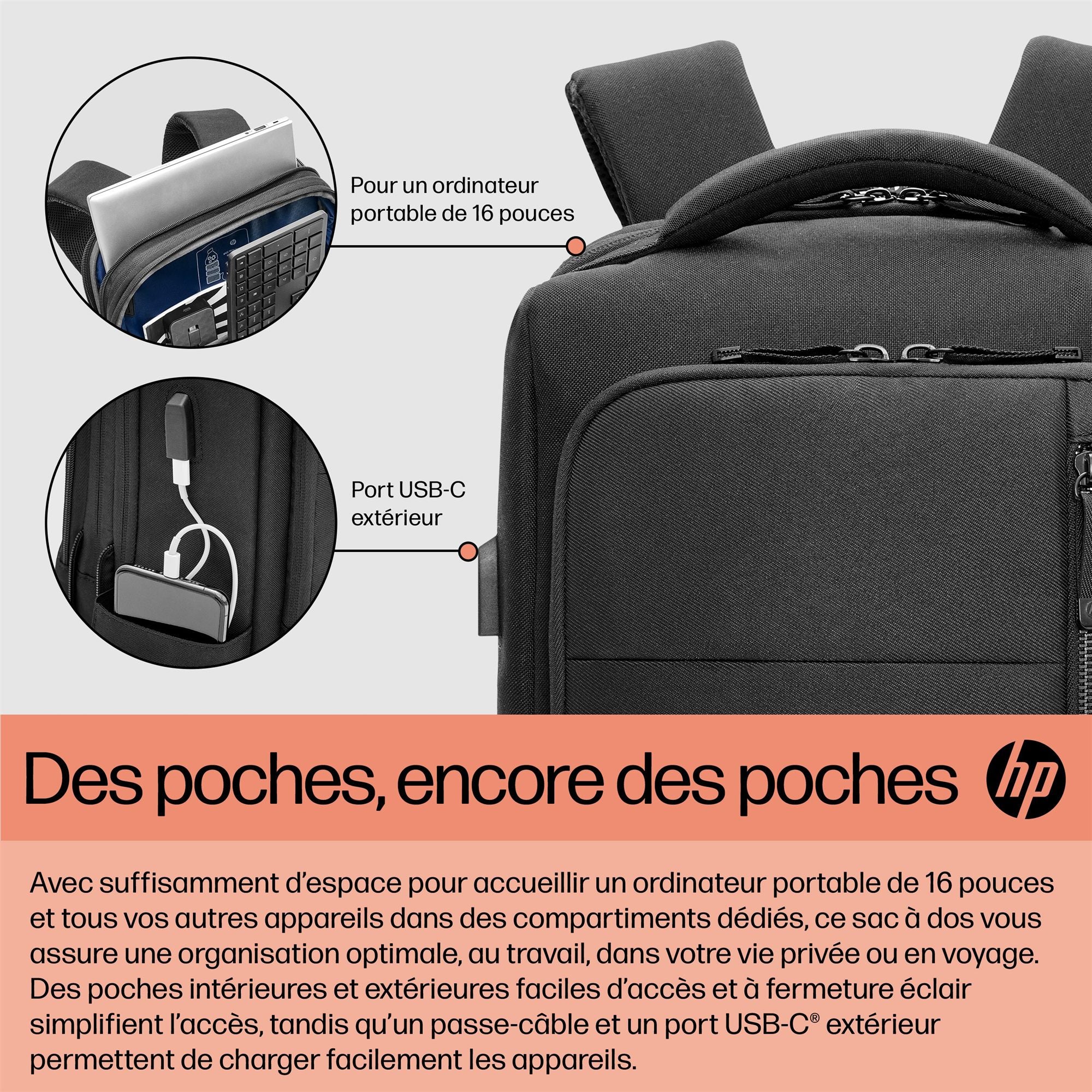 HP Renew Executive 16p Laptop Backpack Smartbuy