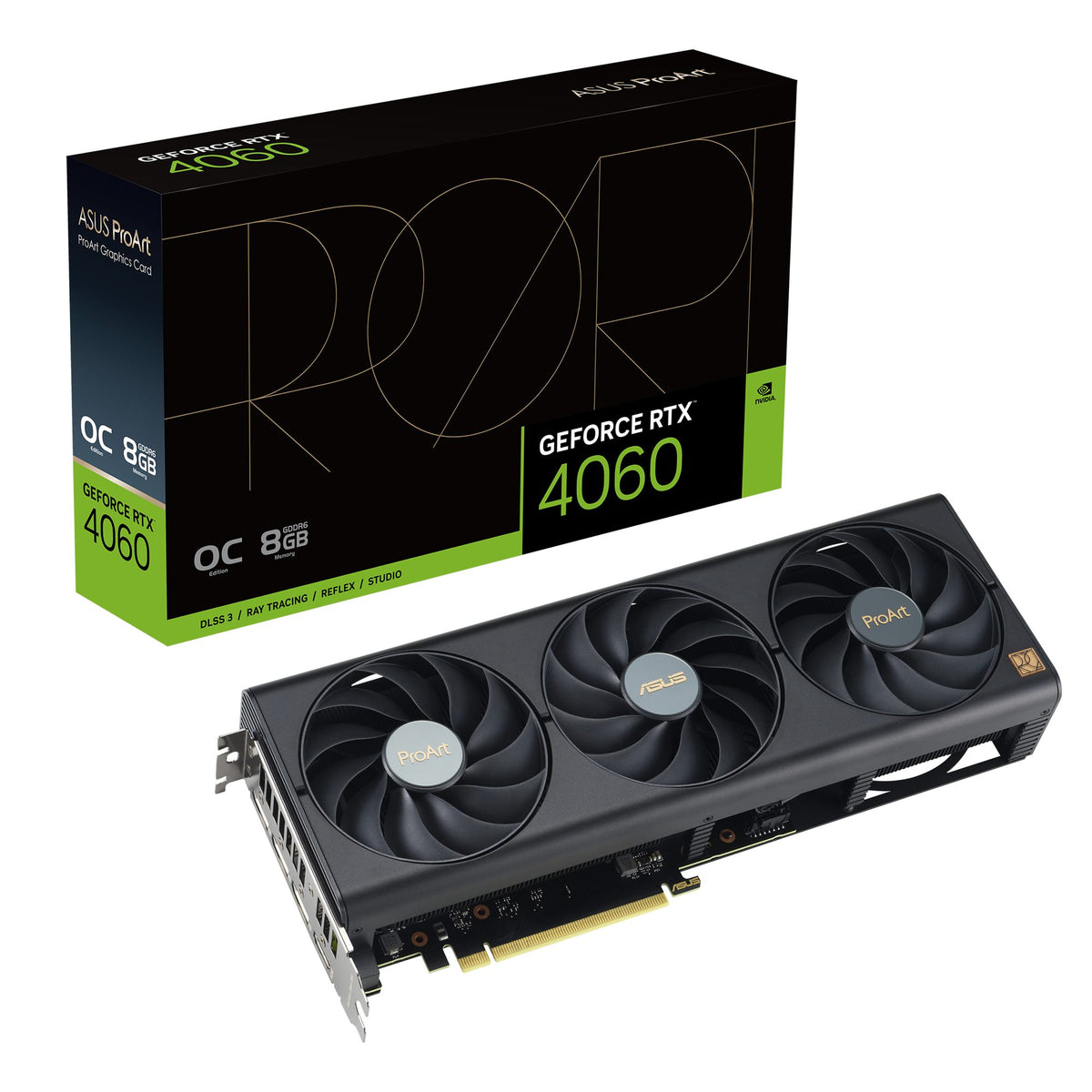 ASUS PROART GeForce RTX 4060 8Go GDDR6 OC 1xHDMI 3xDP PCI-E 4.0