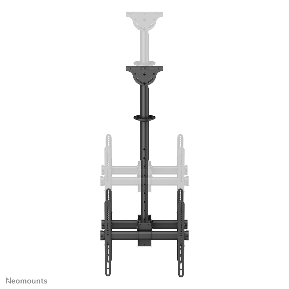 NEOMOUNTS NM-C440DBLACK Support de plafond pour double écran 32-60p - h 56-91 cm