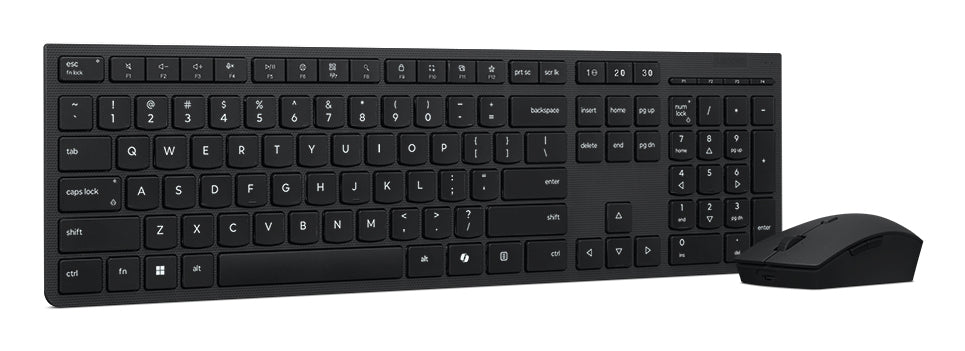 LENOVO Professional Wireless Rechargeable Keyboard and Mouse Combo AI - French