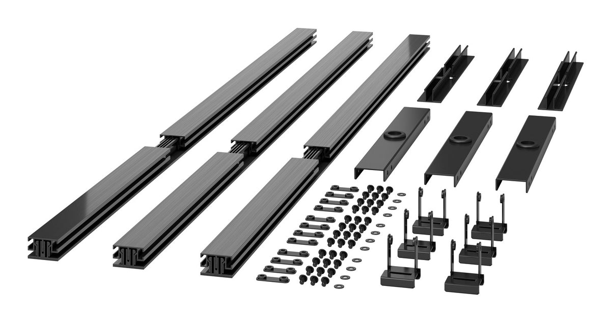 Panel Connector 3FT x3 Black