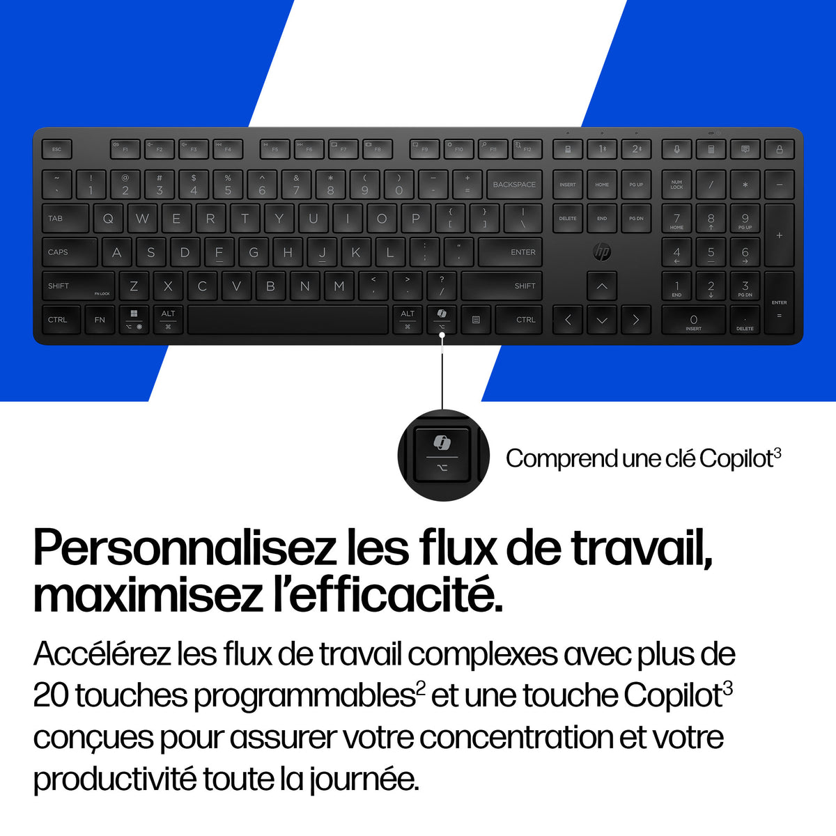 HP Dual-Mode Keyboard 490K-EURO