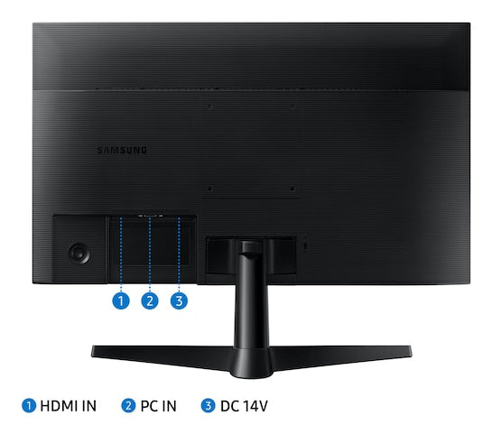 SAMSUNG S24F330EAU Ecran LED - 24" - 1920 x 1080 Full HD @ 100 Hz - VA - 250 cd/m² - 3000:1 - 5 ms - HDMI, VGA - noir