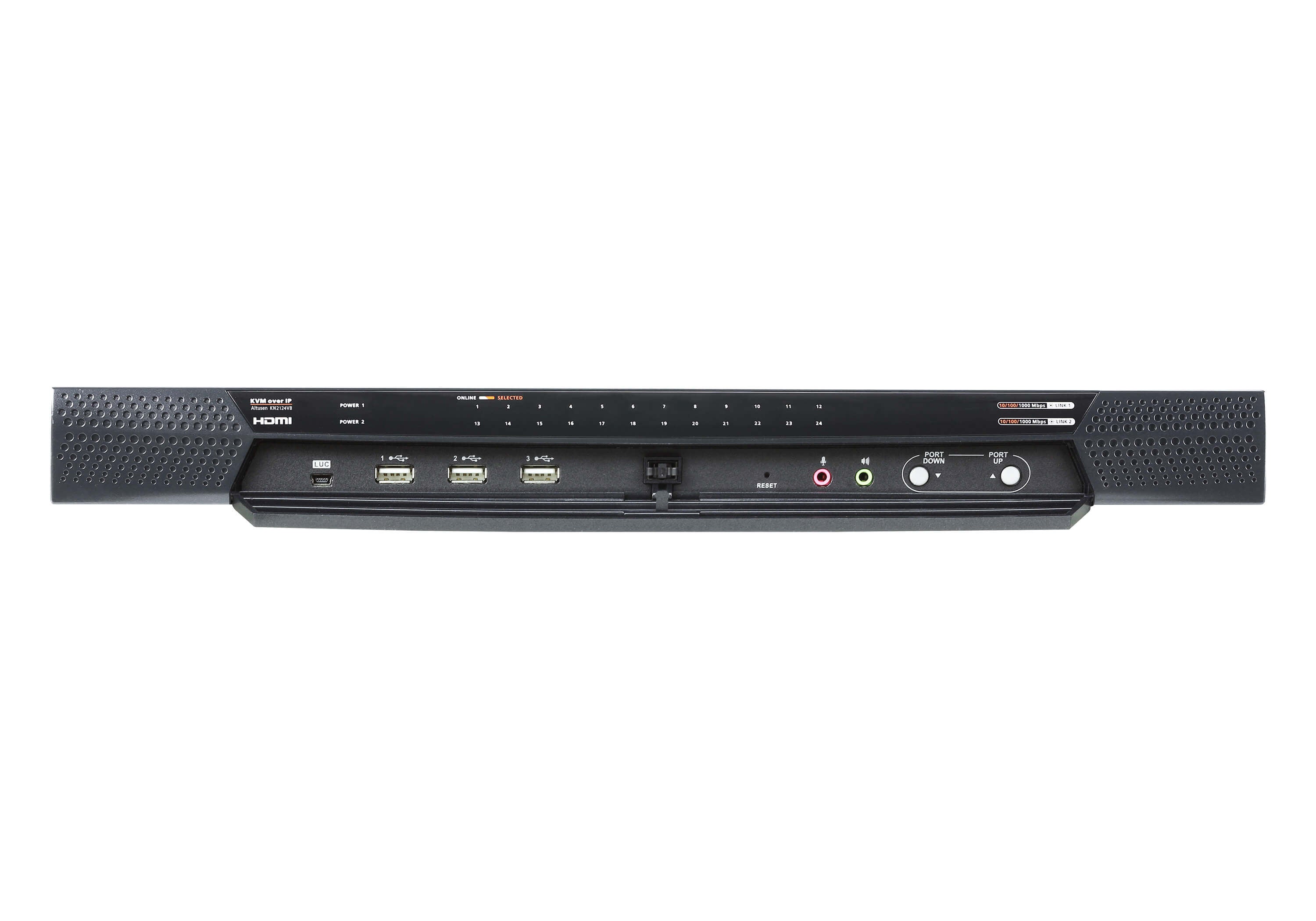 Aten PREMIUM KN2124VB kvm IP 24 ports Cat5 - 3 Users 1Local 2Dist.