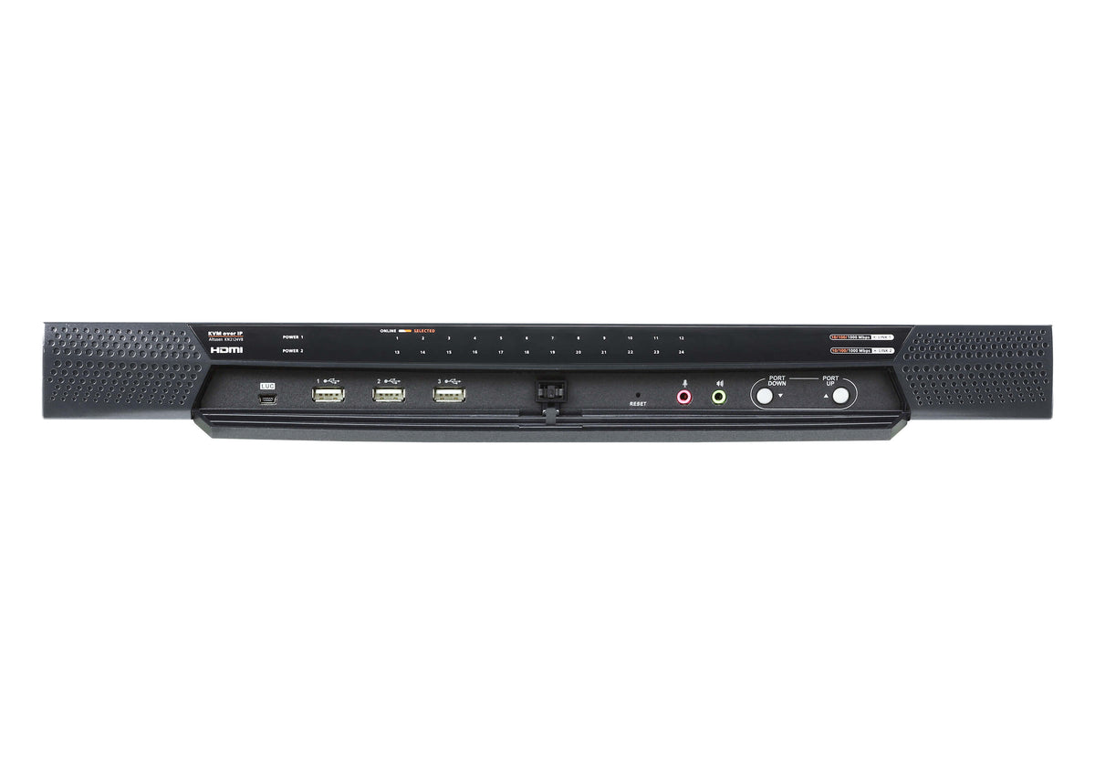 Aten PREMIUM KN2124VB kvm IP 24 ports Cat5 - 3 Users 1Local 2Dist.