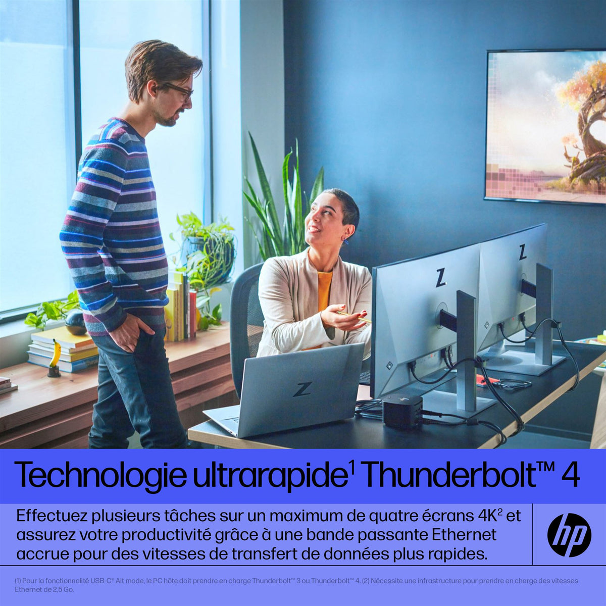 HP Thunderbolt 120W G4 Dock Avec fil Thunderbolt 4 Noir