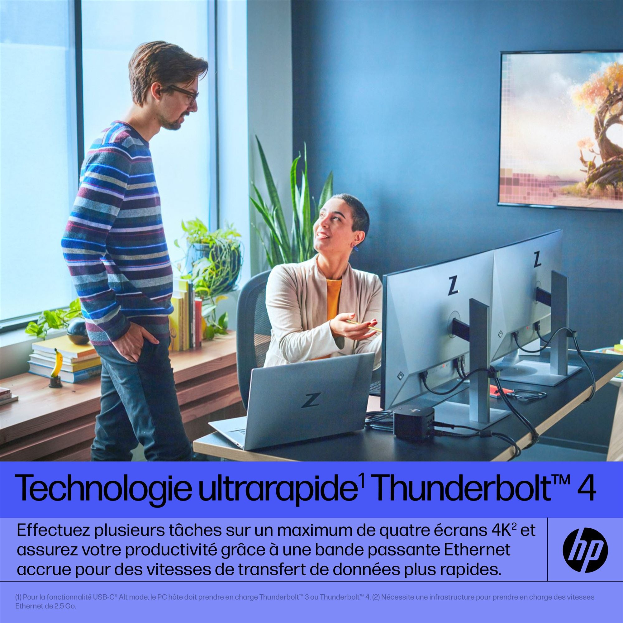 HP Thunderbolt 120W G4 Dock Avec fil Thunderbolt 4 Noir