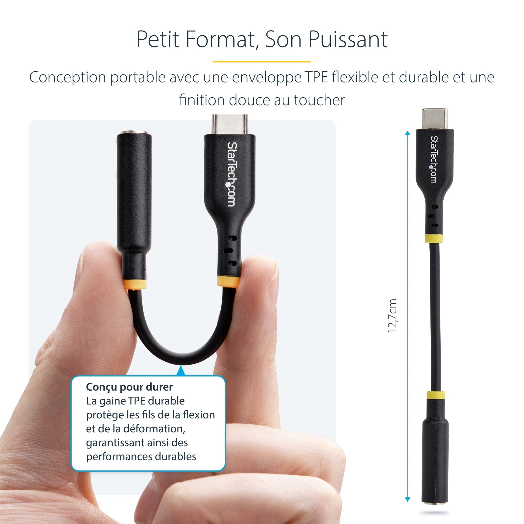 USB-C Audio Adapter to 3.5mm TRRS Jack
