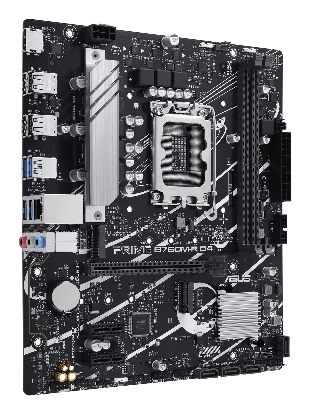 ASUS PRIME B760M-R D4 LGA1700 2xDDR4 4xSATA 2xM.2