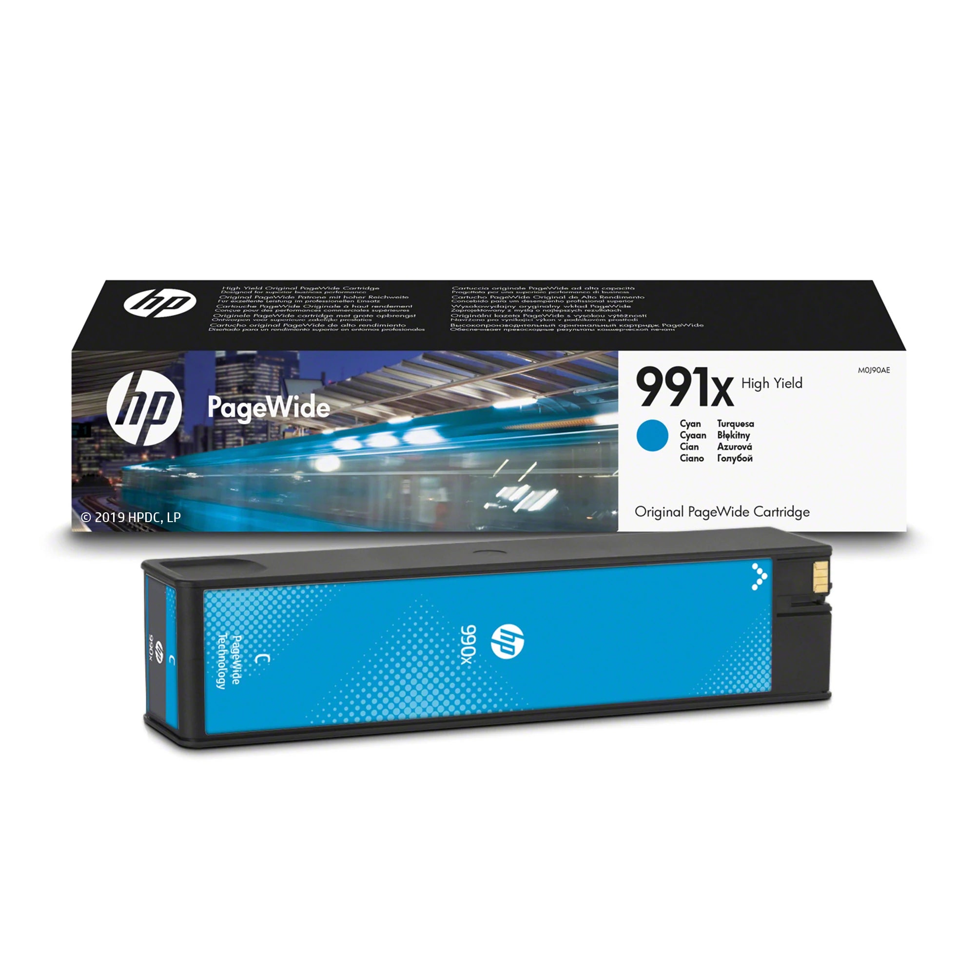 HP original PageWide 991X original Ink cartridge M0J90AE Cyan
