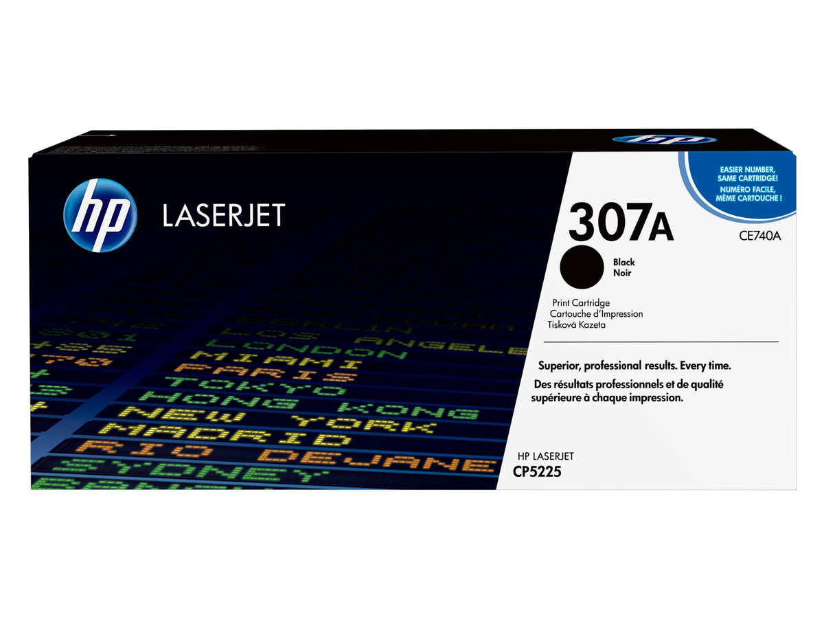 HP original Colour Laserjet CE740A Toner cartridge black standard capacity 7.000 pages 1-pack