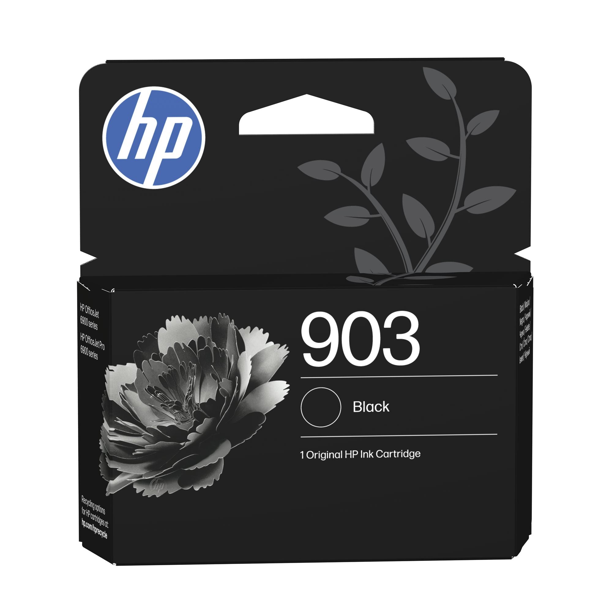 HP 903 Black Original Ink Cartridge cartouche d'encre 1 piece(s) Rendement standard Noir