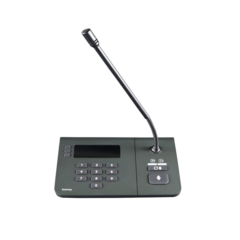 Biamp Vocia call station, 10 button cyg neck mic