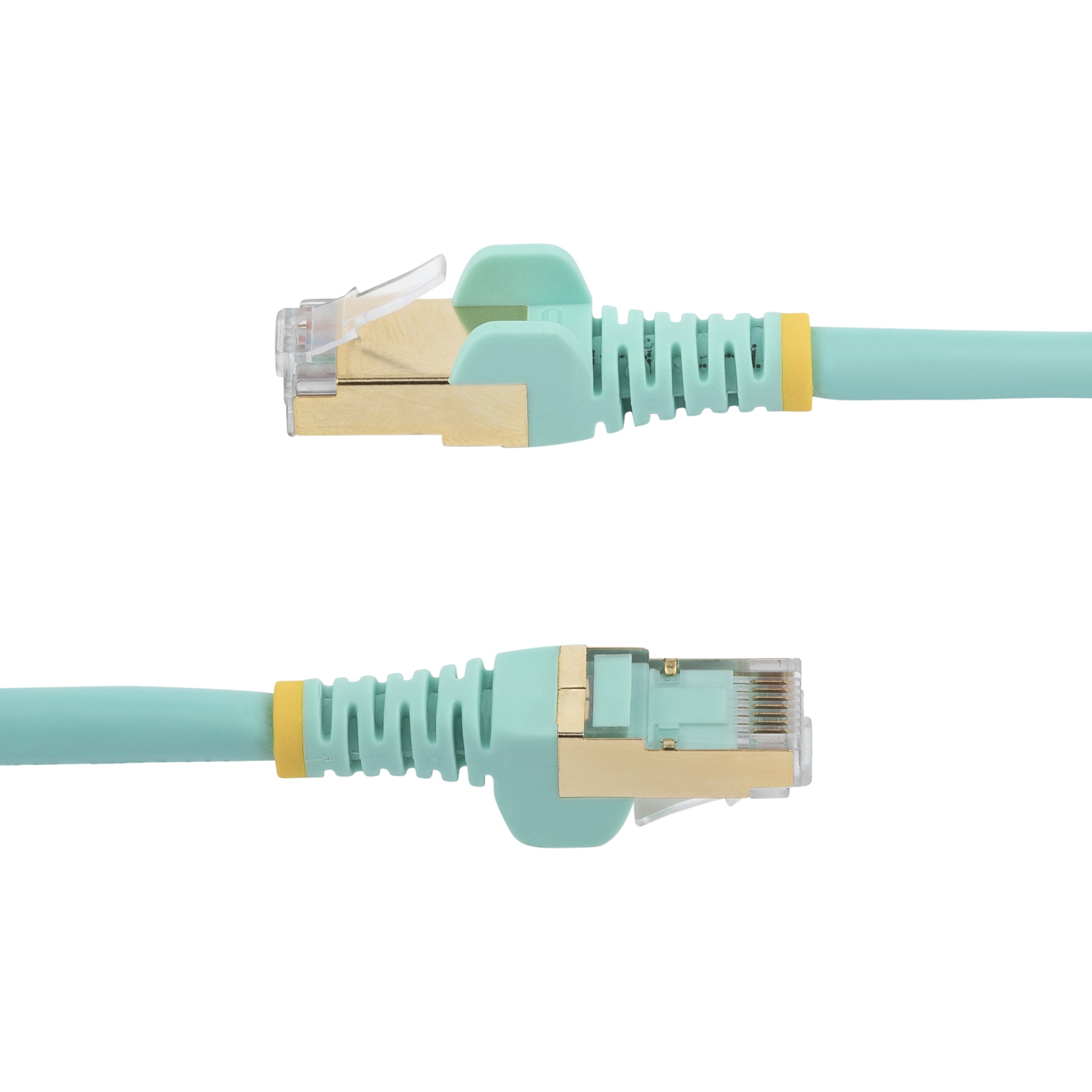 1m Aqua Cat6a Ethernet Cable - STP
