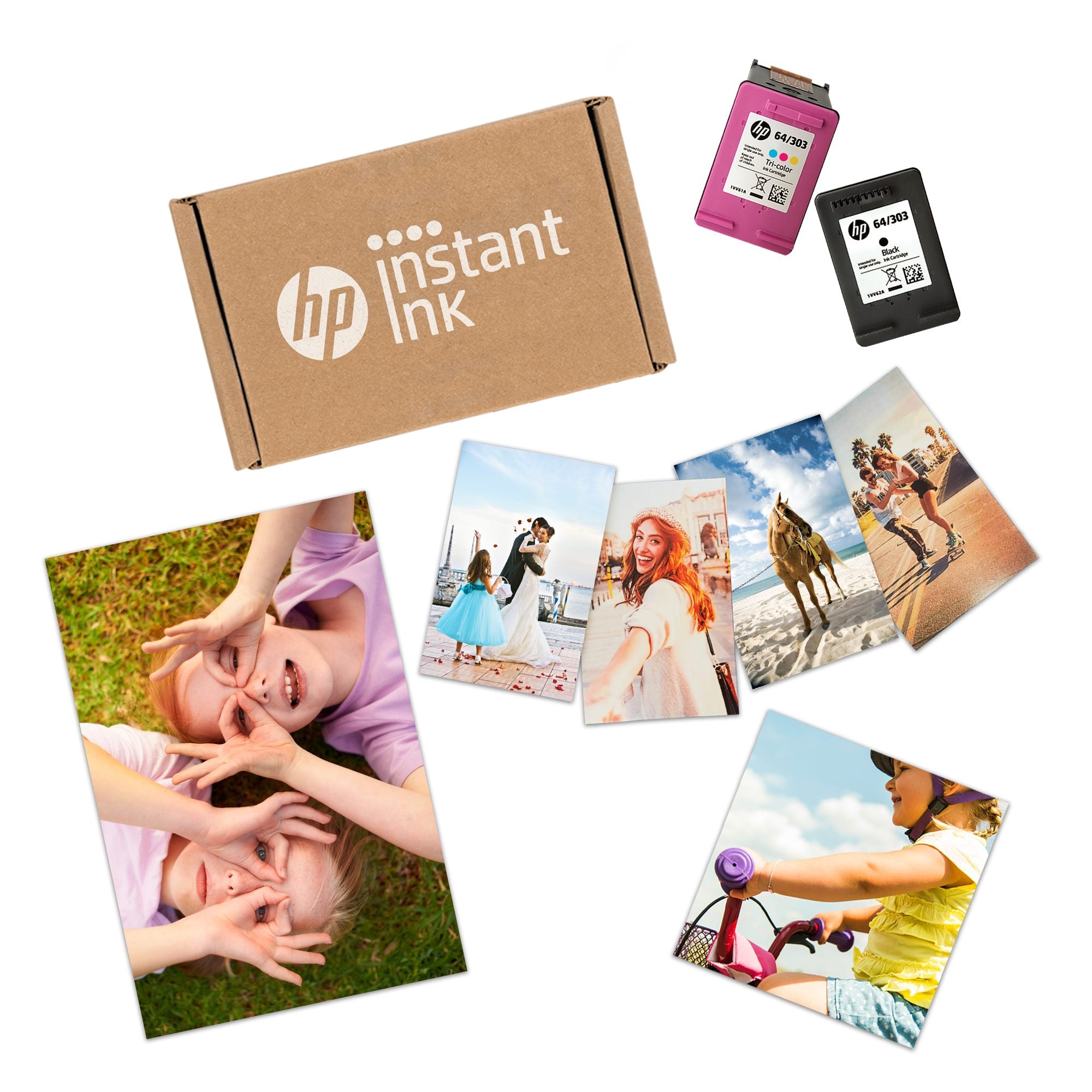 HP original Advanced glossy photo paper Ink cartridge Q8696A 250g/m2 130x180mm 25 sheets 1-pack borderless