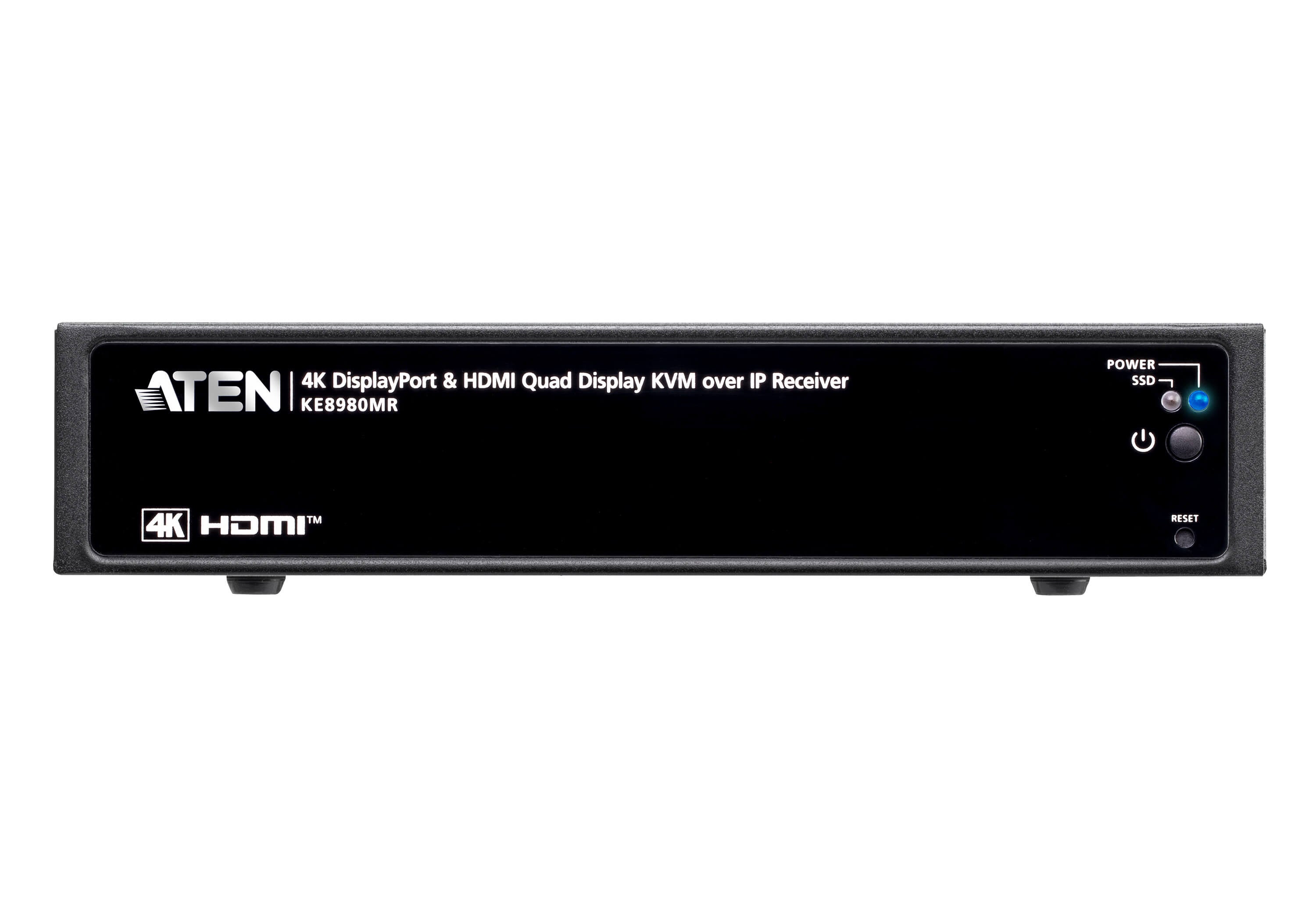 ATEN PREMIUM KE8980MR Récepteur KVM sur IP 4K Quad-Display
