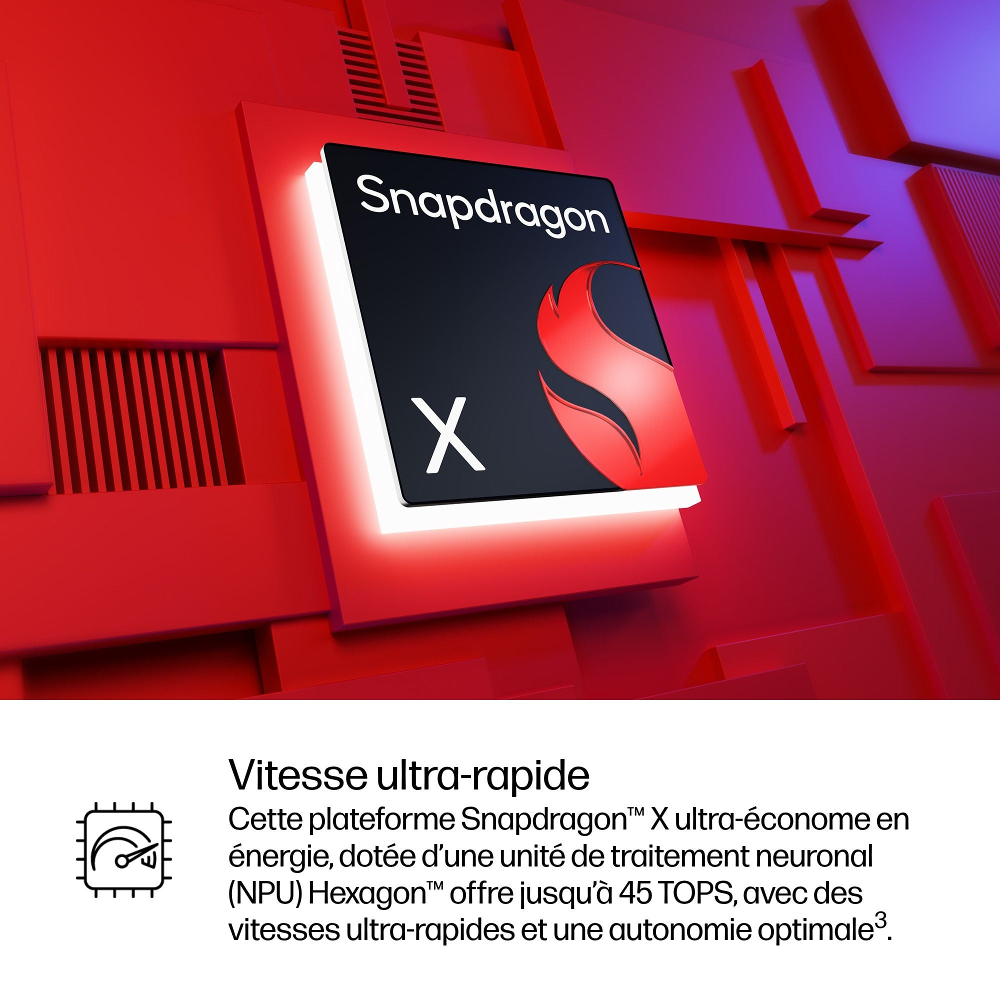 HP EliteBook 6 G1iq IA Nouvelle génération Snapdragon X1-26-100 14p WUXGA 16Go 512Go SSD UMA W11P Copilot + PC 1/1/0