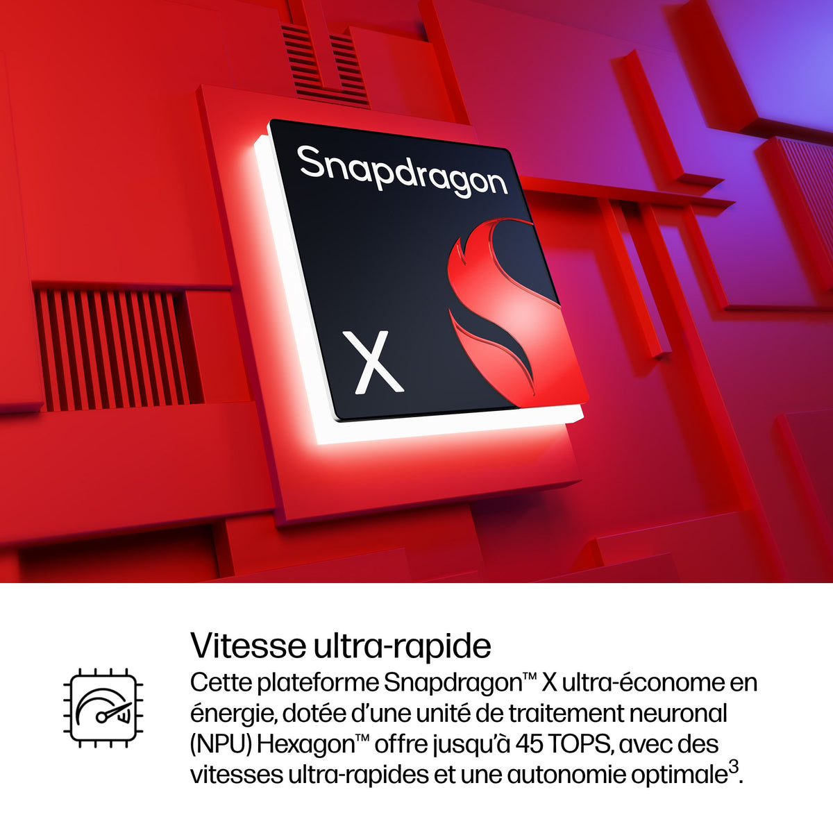 HP EliteBook 6 G1iq IA Nouvelle génération Snapdragon X1-26-100 14p WUXGA 16Go 512Go SSD UMA W11P Copilot + PC 1/1/0