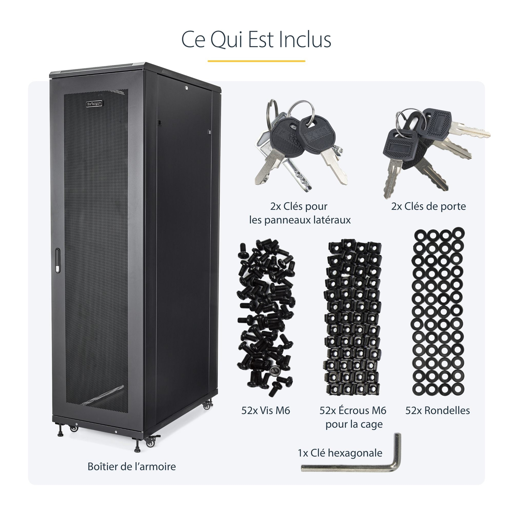 Server Rack Cabinet - 42U 36in Deep