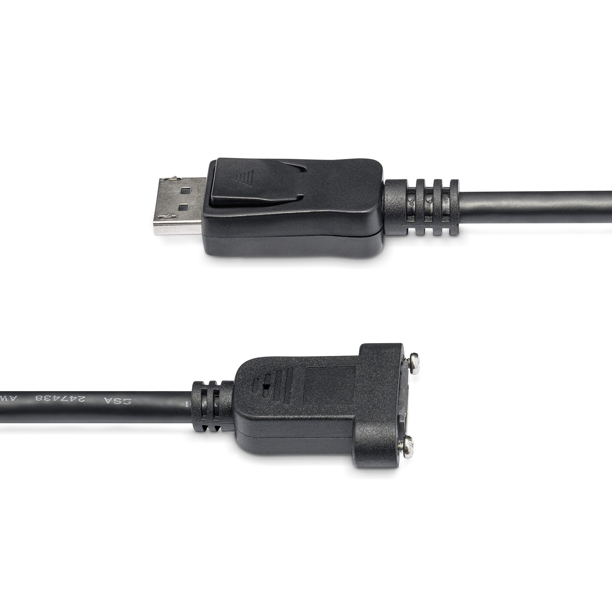 3ft Panel Mount DisplayPort Cable M/F