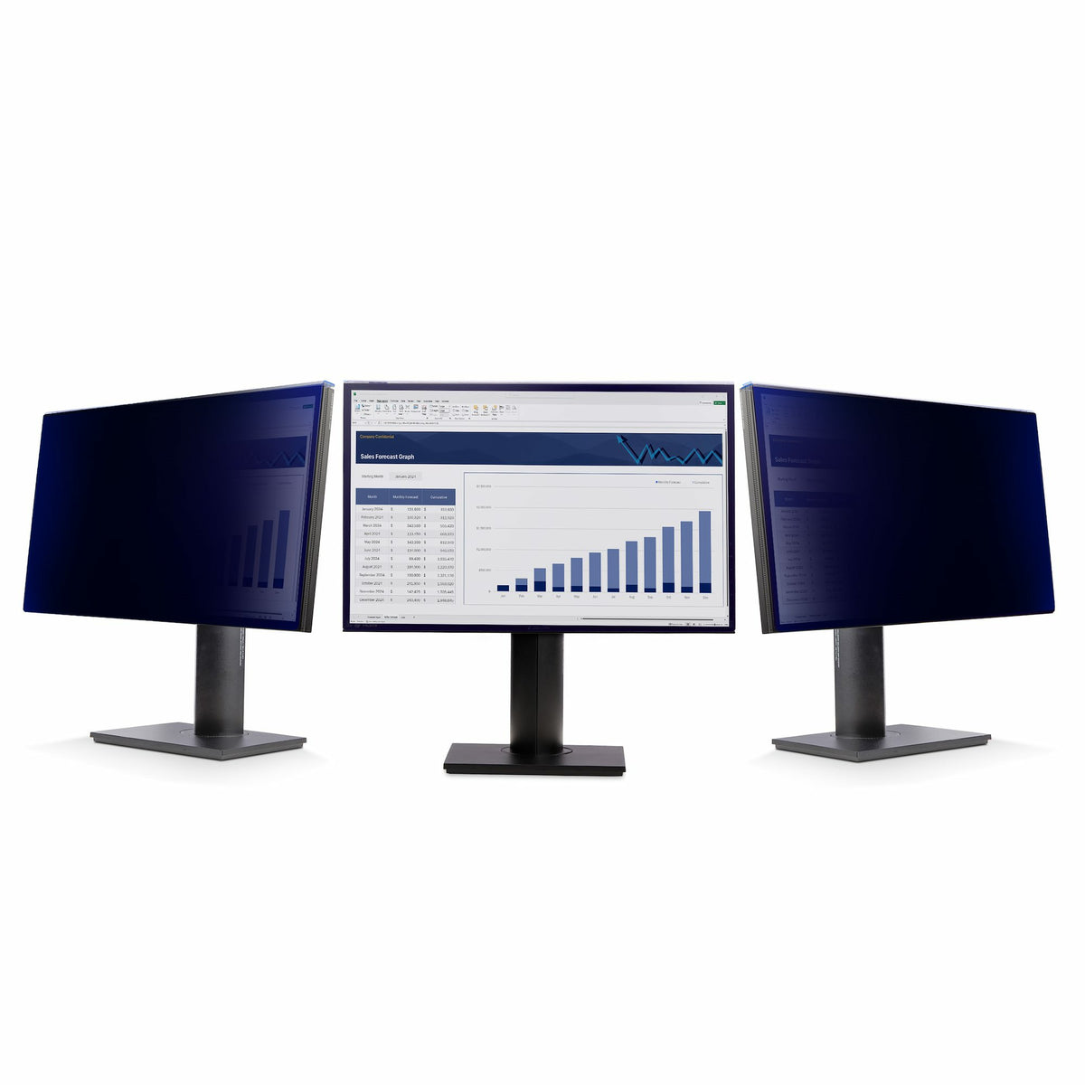 23.8" Monitor Privacy Screen Hanging