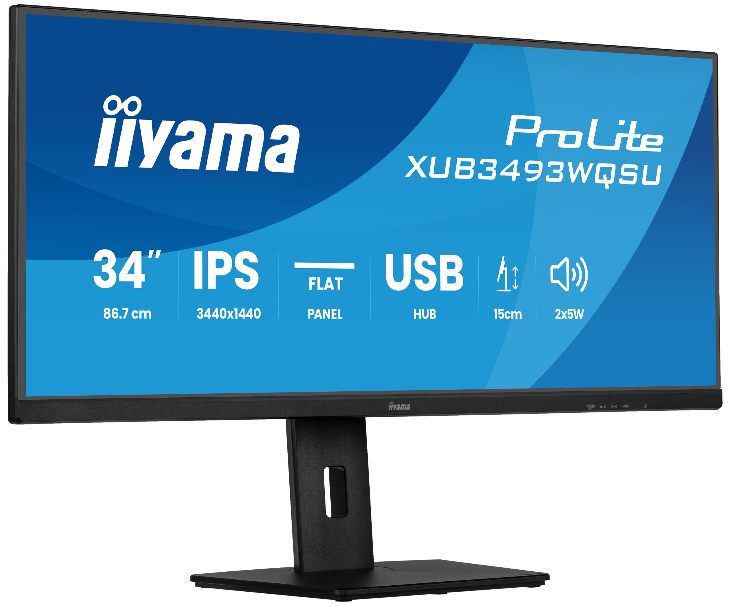 XUB3493WQSU-B6 34" UW IPS-3440x1440@120H