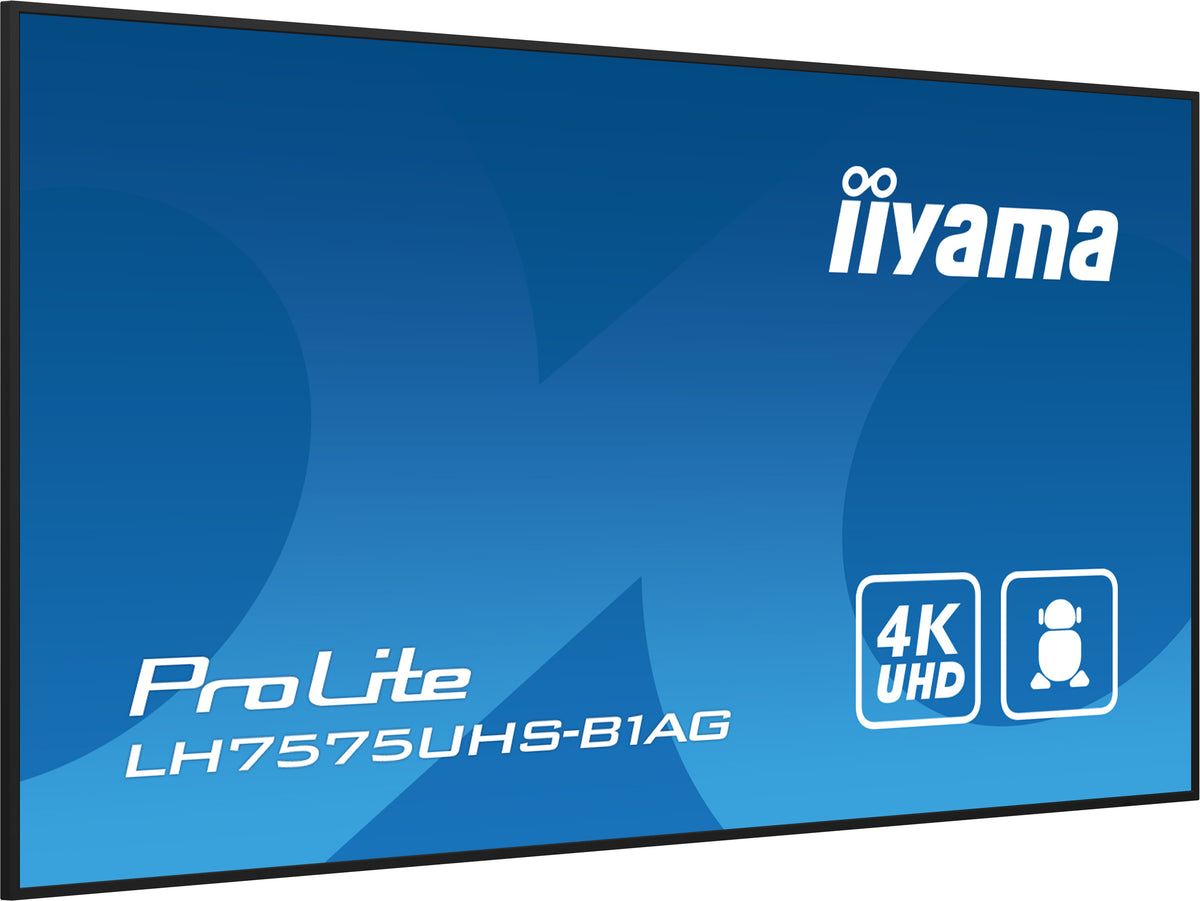IIYAMA- Afficheur professionnel 75" LH7575UHS-B1AG