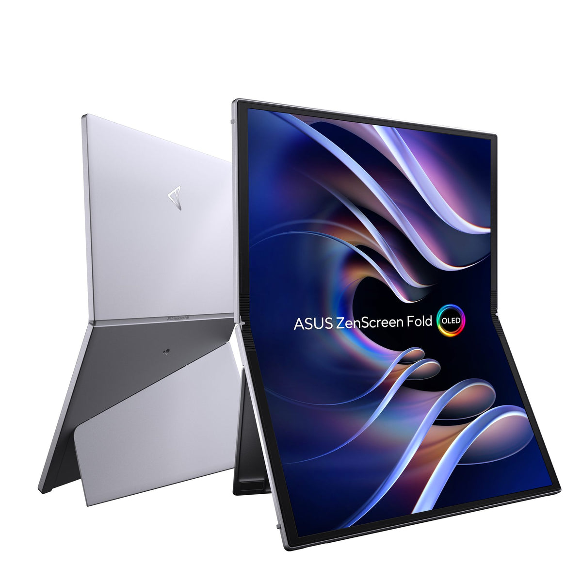 "ASUS ZenScreen Fold OLED MQ17QH écran plat de PC 43,9 cm (17.3"") 2560 x 1920 pixels Quad HD Argent"