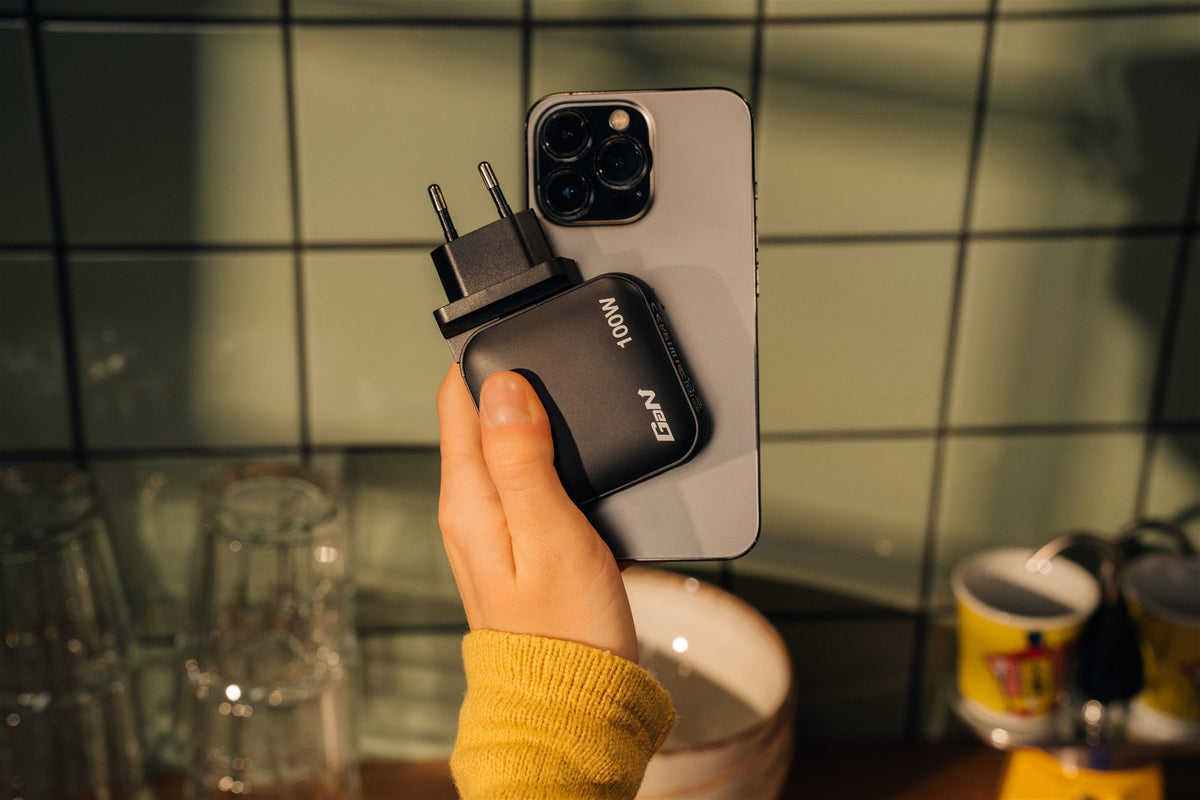 Mini GaN Charger 100W 3Port US/EU/UK ADP
