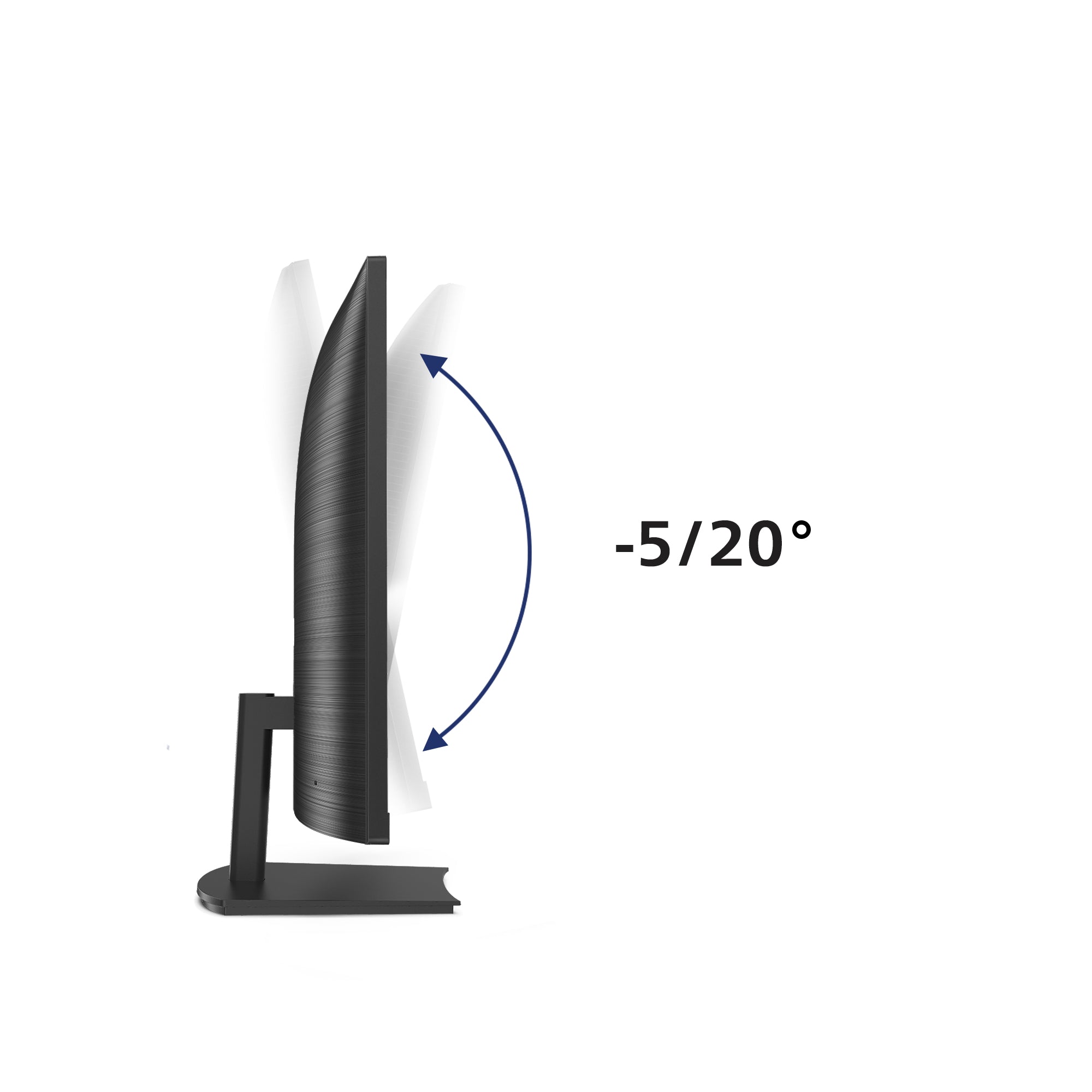 PHILIPS 241E1SCA Écran LED - incurvé - 24p - Full HD - 5 Hz - VA - 250 cd/m2 - 3000:1 - 4ms- VGA - HDMI- HP
