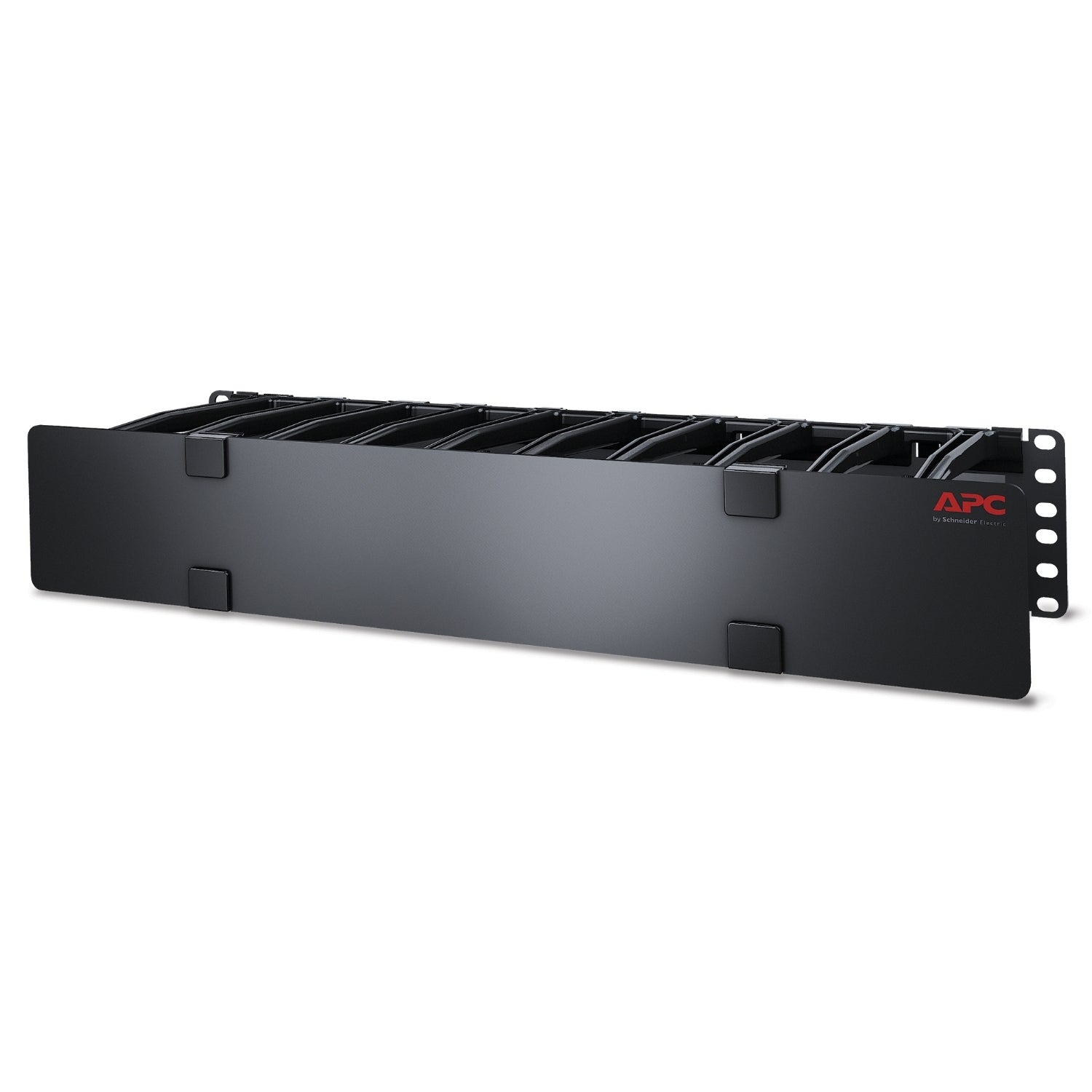 2U Horizontal Cable Manager 6" Fingers