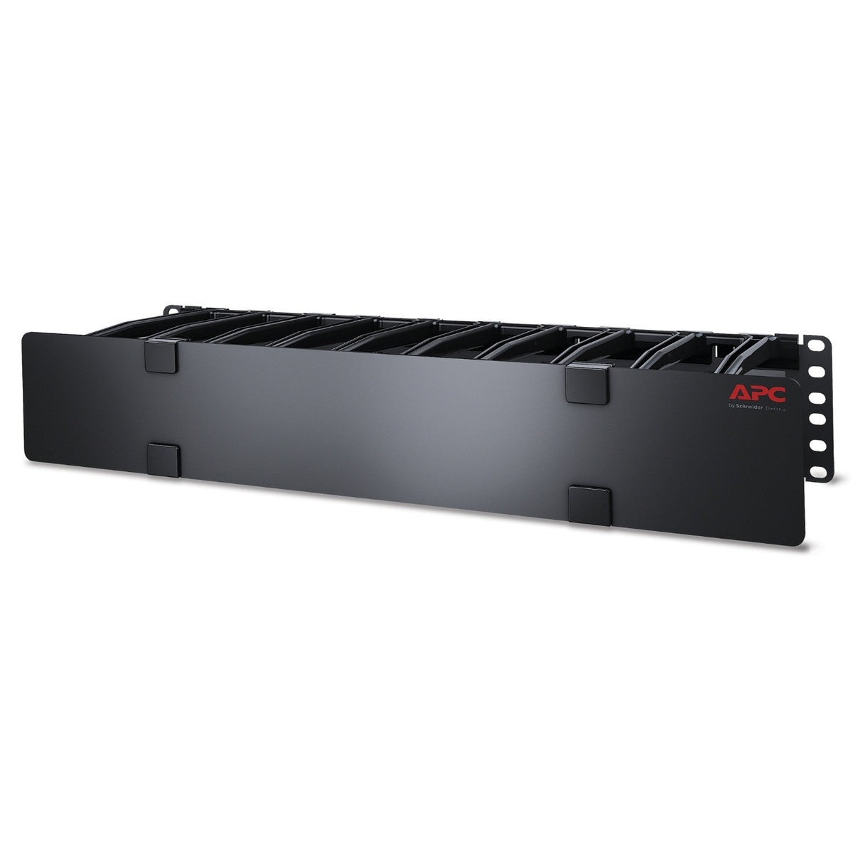 2U Horizontal Cable Manager 6" Fingers