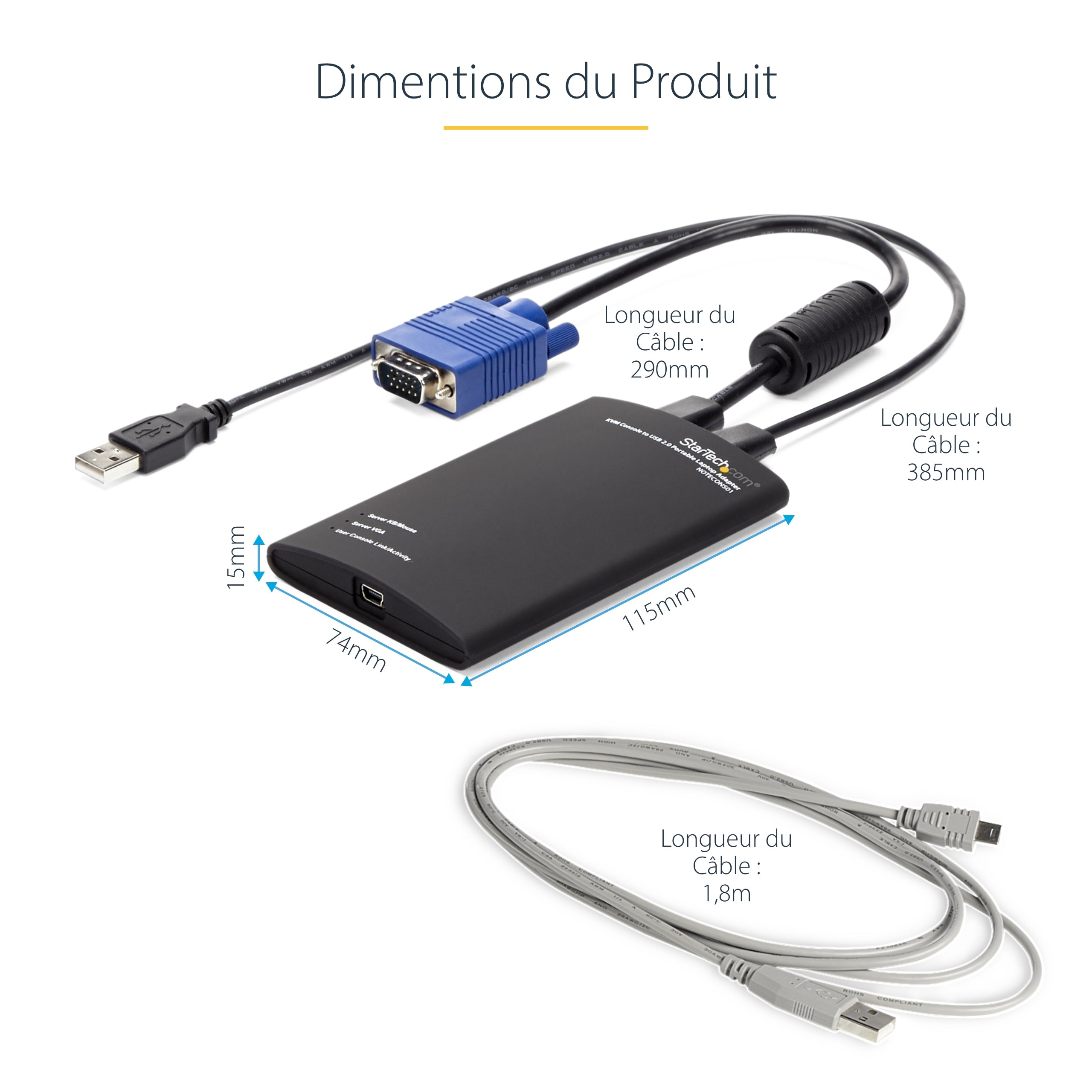 KVM Console to USB Laptop Crash Cart