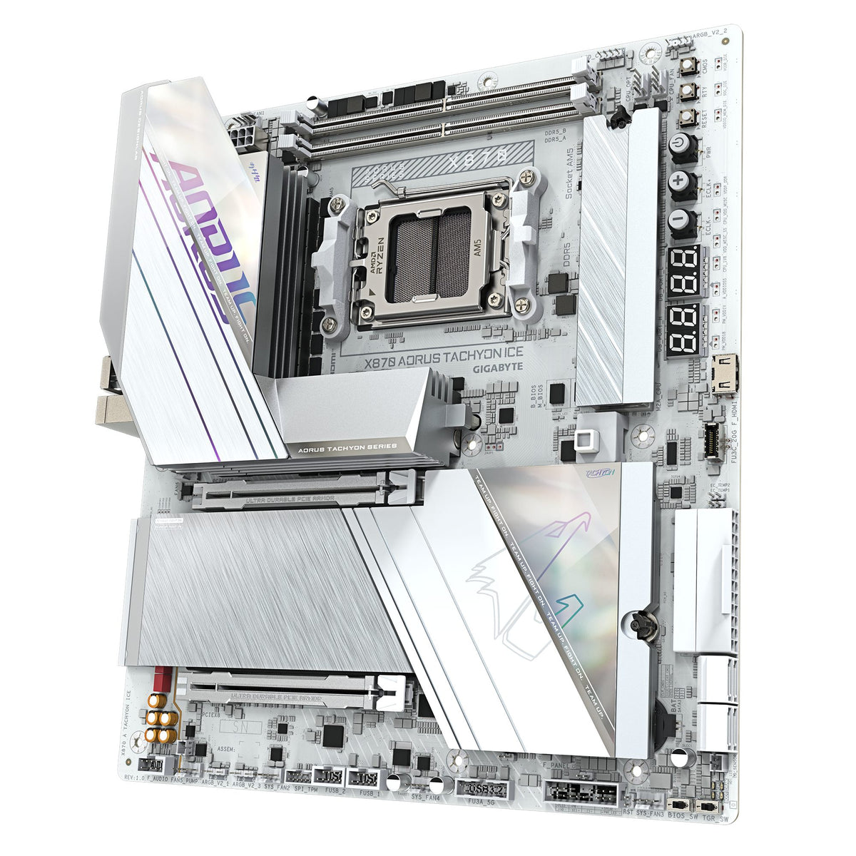 GIGABYTE X870 AORUS TACHYON ICE AMD X870 Emplacement AM5 ATX étendu