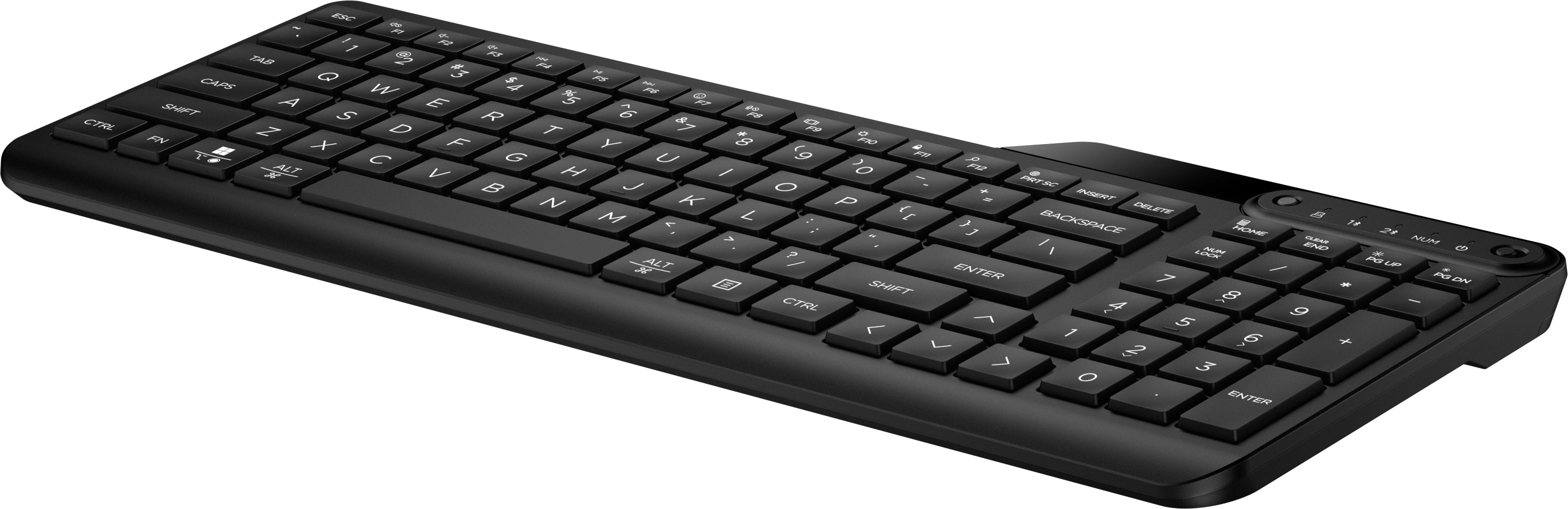 Clavier sans fil HP 475 mode double - récepteur USB + Bluetooth - noir QWERTY (7N7B9AA#ABB)