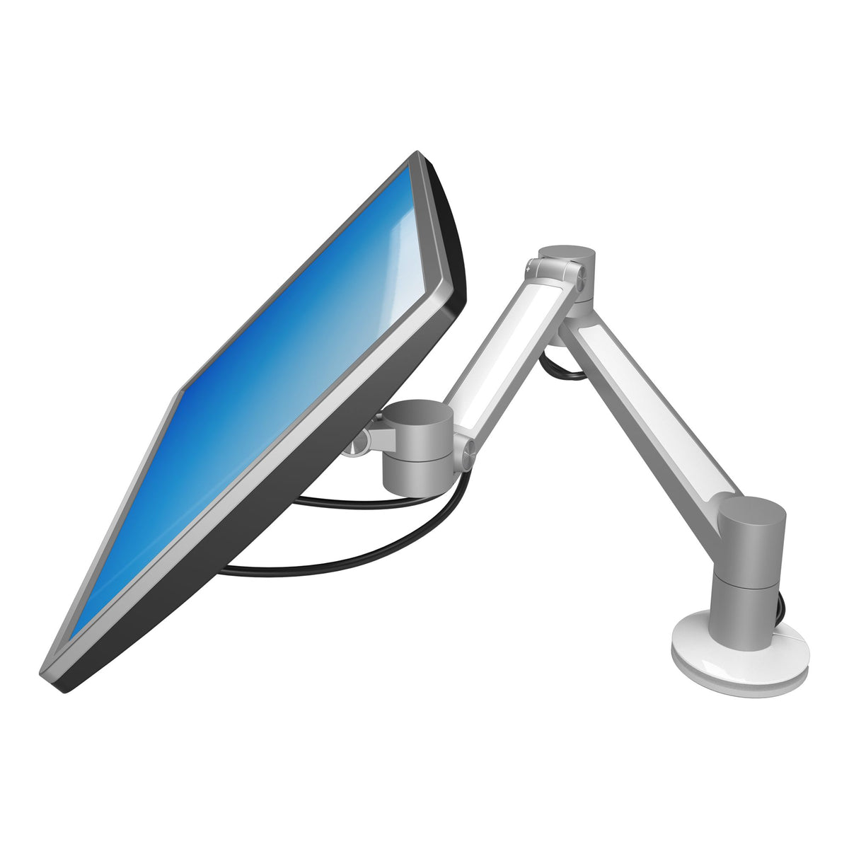 DATAFLEX Support écran de bureau 58.622 argent