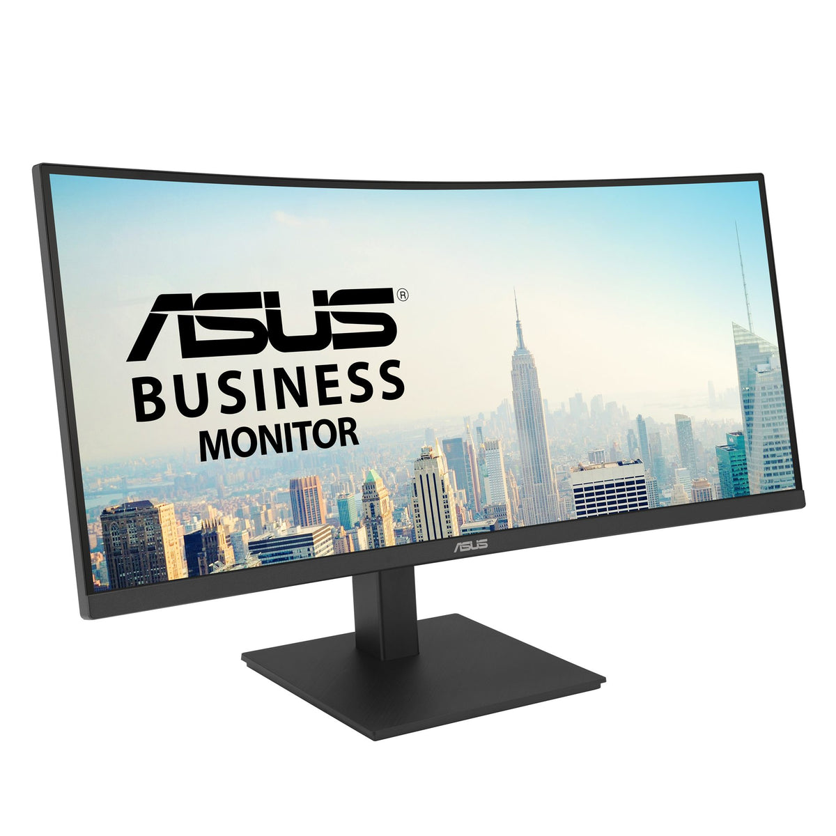 ASUS VA34VCPSR 34p VA WLED Curved 1500R UWQHD 21:9 100Hz 300cd/m2 4ms HDMI DP USB-C USB hub 3xUSB 3.2 G1 Type-A RJ45 Black