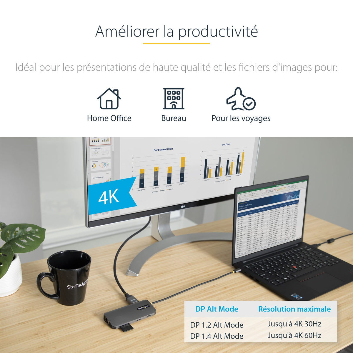 USB C Multiport Adpt 4K 60Hz HDMI PD