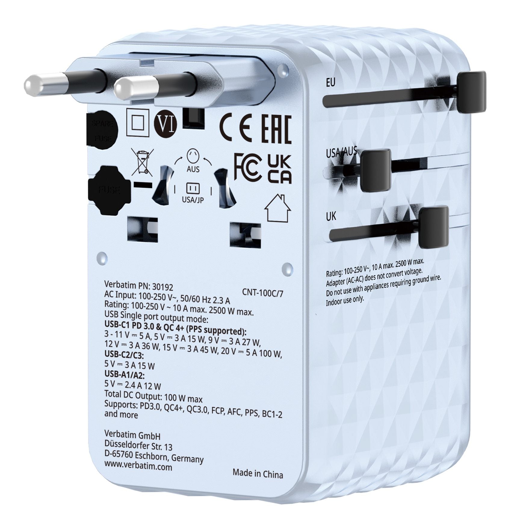 Charge ´n´ Travel 100W Universal Travel