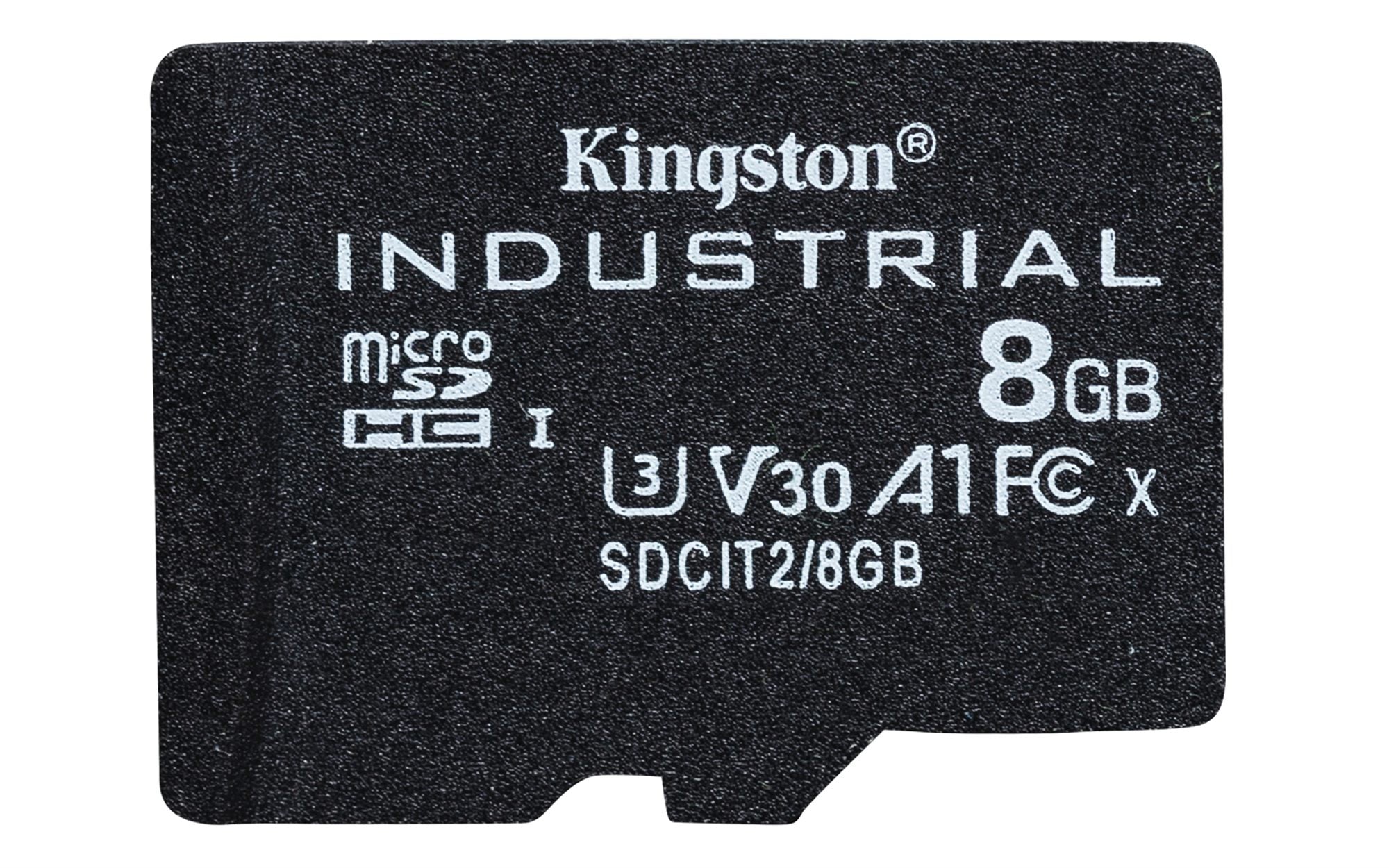 KINGSTON 8Go microSDHC Industrial C10 A1 pSLC Card Single Pack w/o Adapter