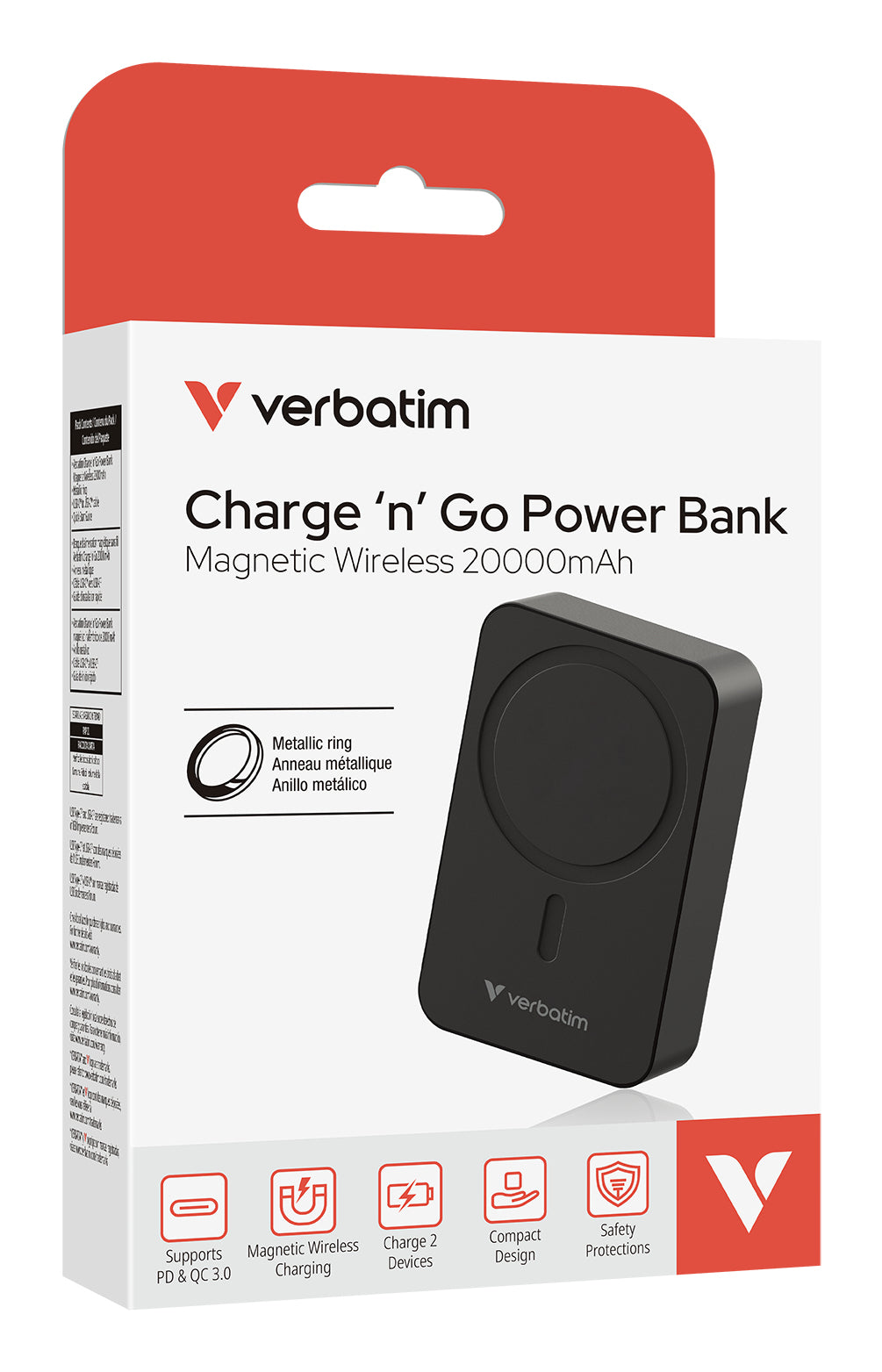 Charge ´n´ Go Essentials Power Bank Magn