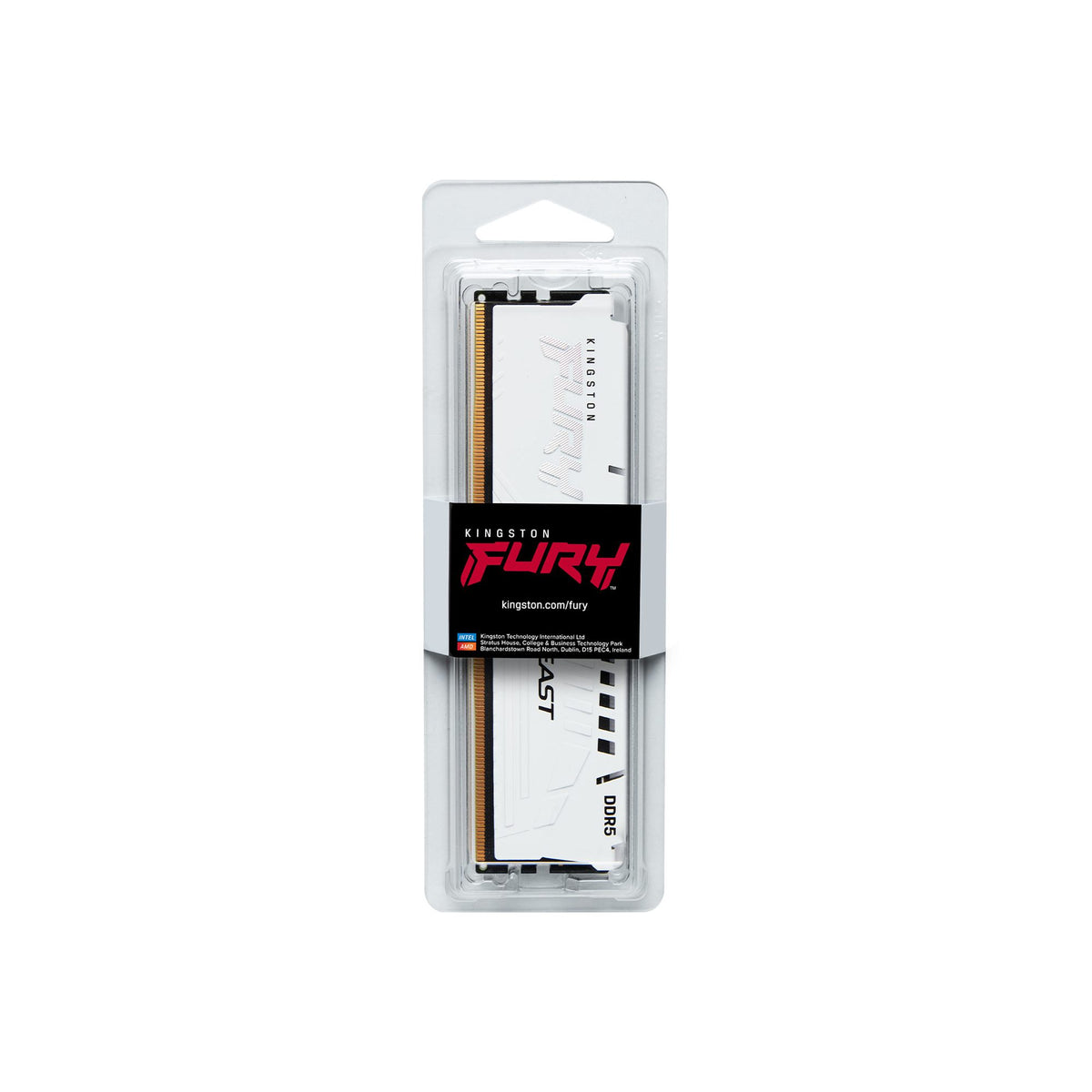 KINGSTON 32Go 6400MT/s DDR5 CL32 DIMM FURY Beast White EXPO