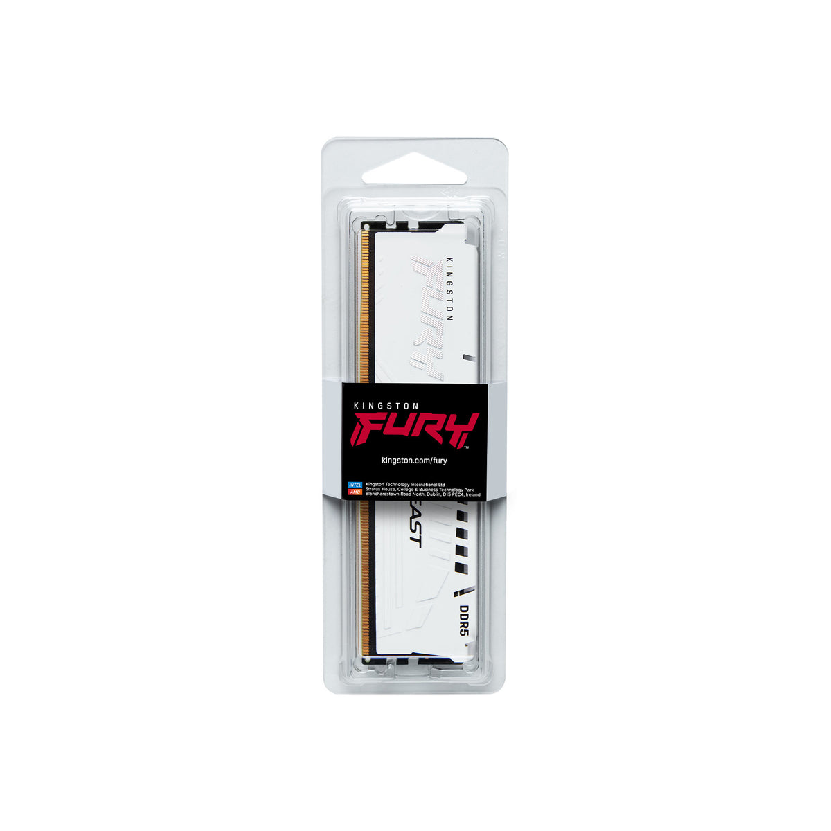 KINGSTON 16Go 6000MT/s DDR5 CL30 DIMM FURY Beast White EXPO