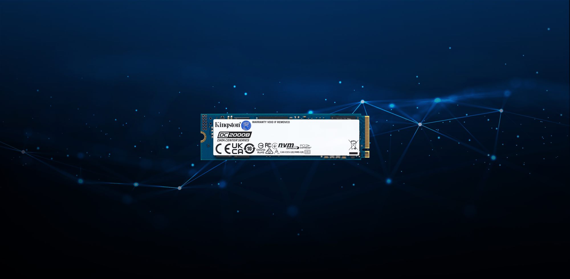 KINGSTON 240Go DC2000B PCIe 4.0 M.2 2280 Enterprise SSD No Heatsink