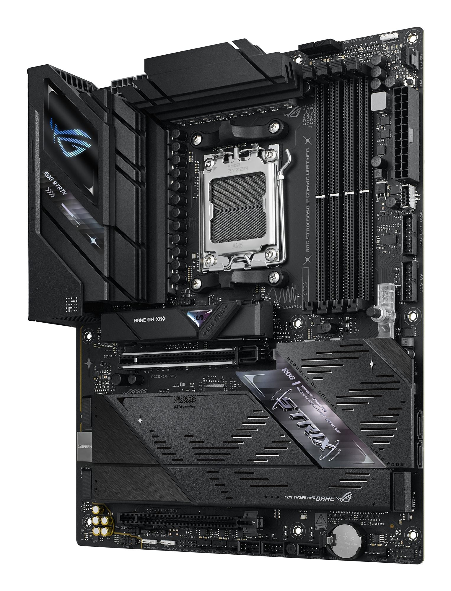 ASUS ROG STRIX B850-F GAMING WIFI7 NEO AMD ATX motherboard DDR5 PCIe 5.0 4xM.2