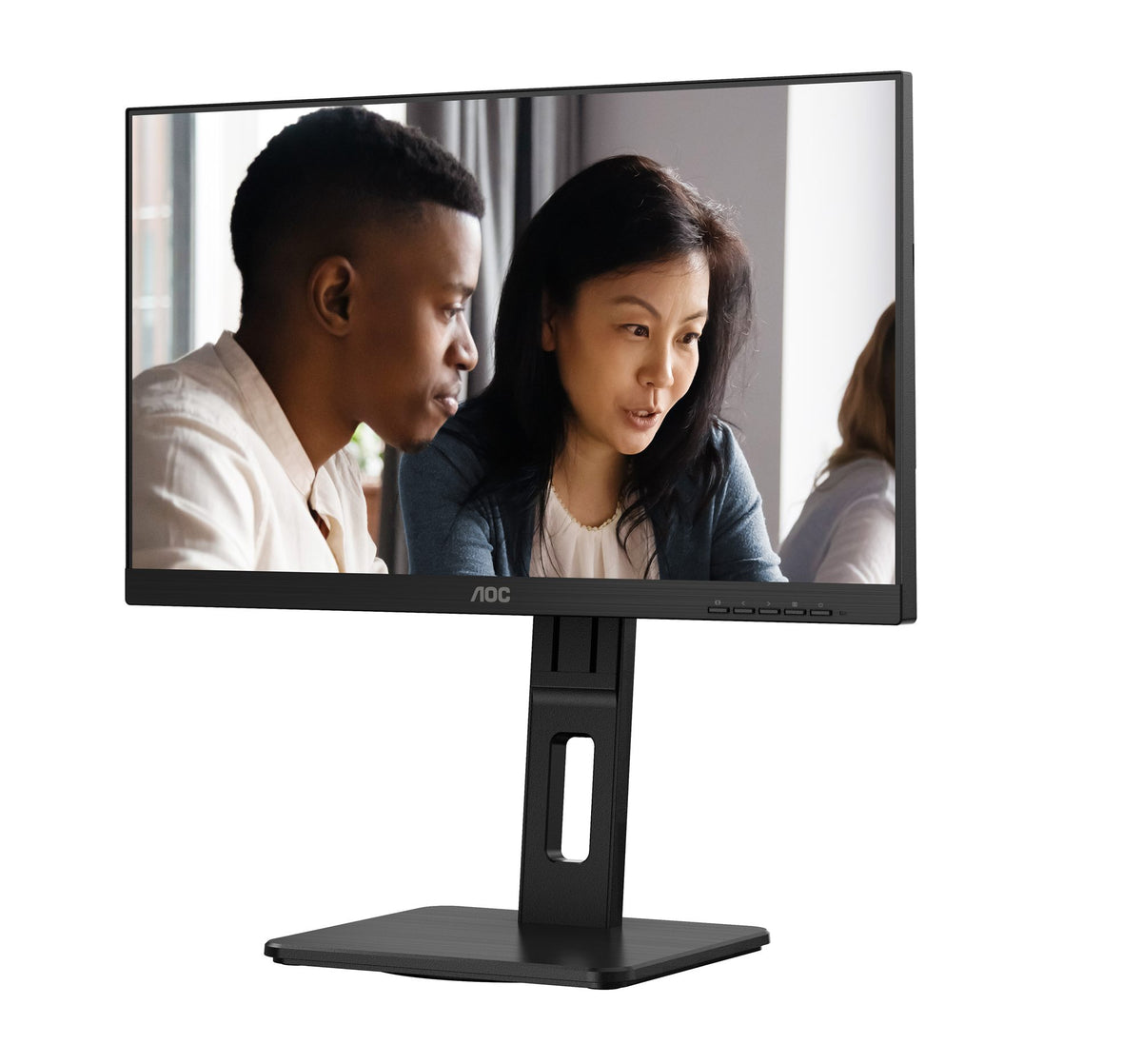 AOC 22E2UMF 22" 1920 x 1080 Full HD (1080p) @ 75 Hz - VA - 3000:1 - HDMI, VG DisplayPort - haut-parleurs - noir - ajustable