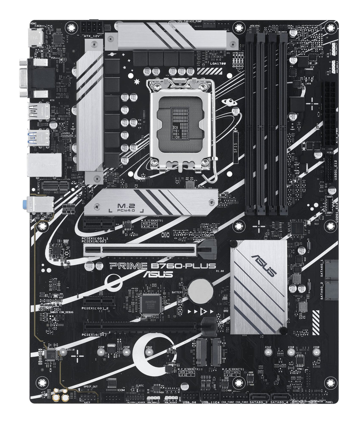 ASUS PRIME B760-PLUS LGA 1700 4xDDR5 ATX 4xSATA MB 1xHDMI 1xDP 1xD-Sub 3xM.2
